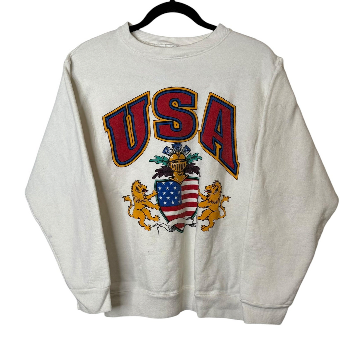 90s USA Crewneck Sz M (A7892)