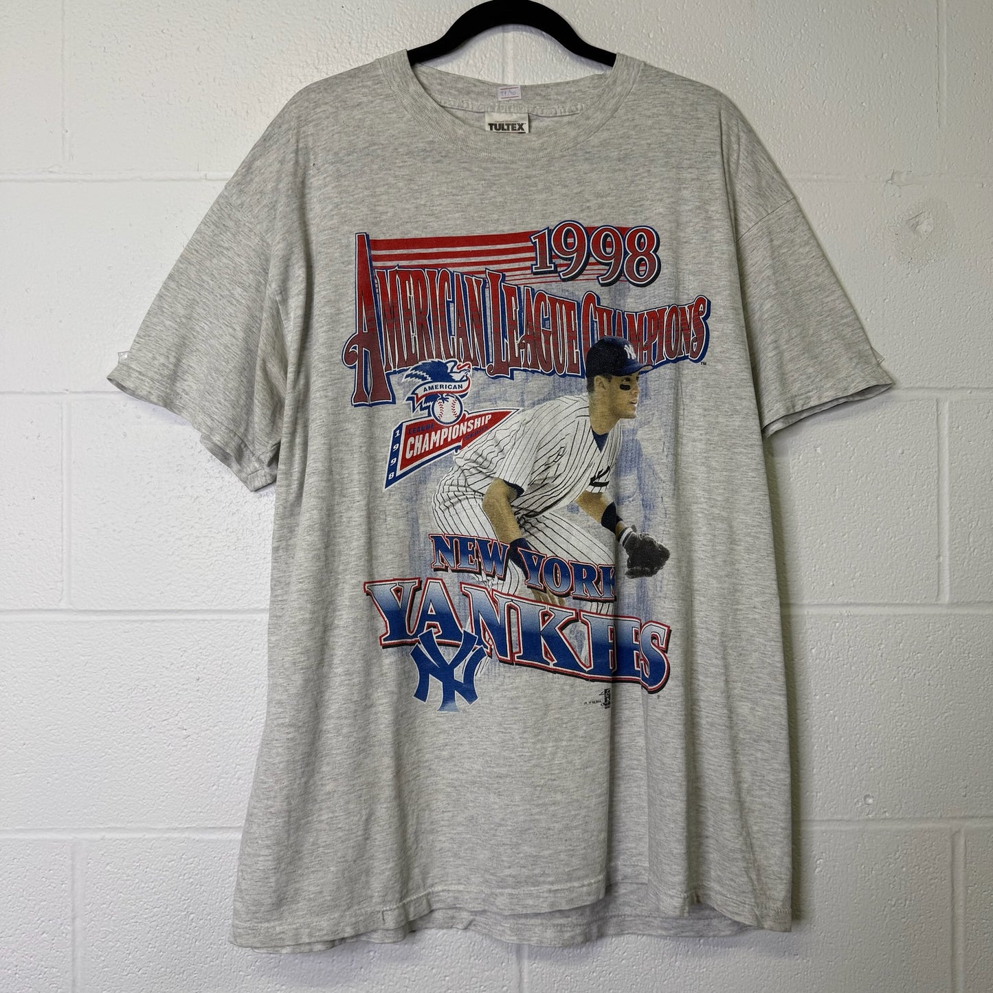 1998 New York Yankees MLB T-shirt Sz XL (B1617)