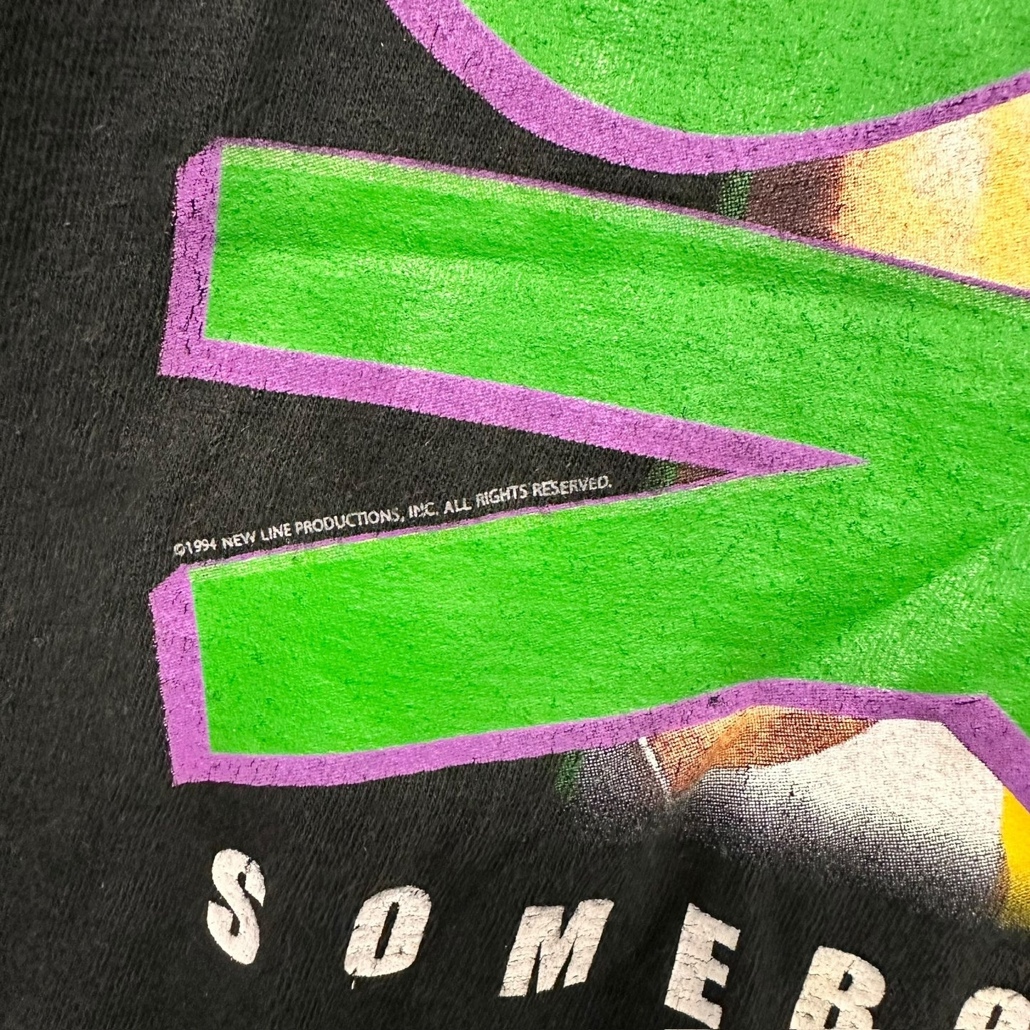 1994 The Mask Jim Carey Movie Shirt Sz XL