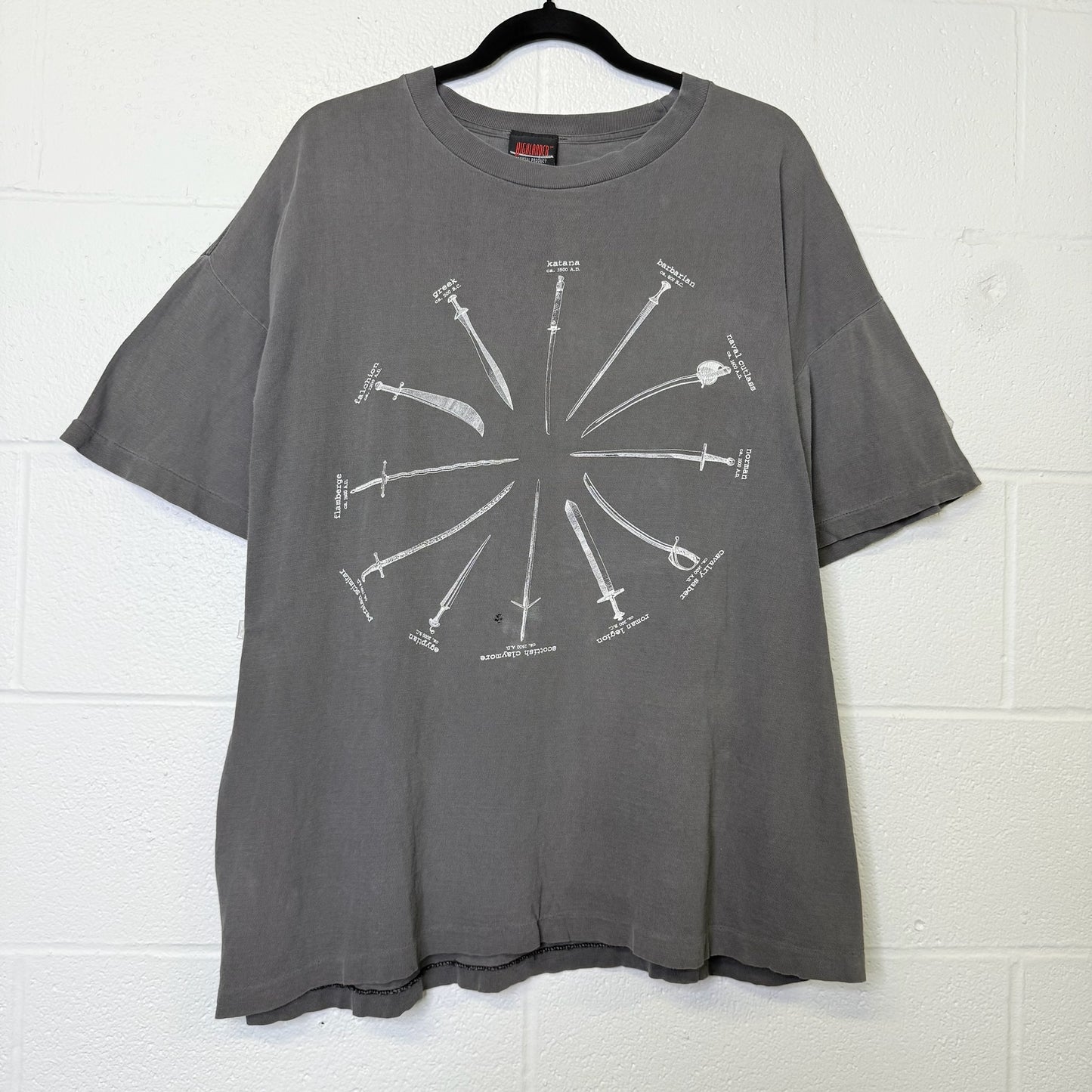 90's Highlander Movie Promo T-shirt Sz XL (B594)