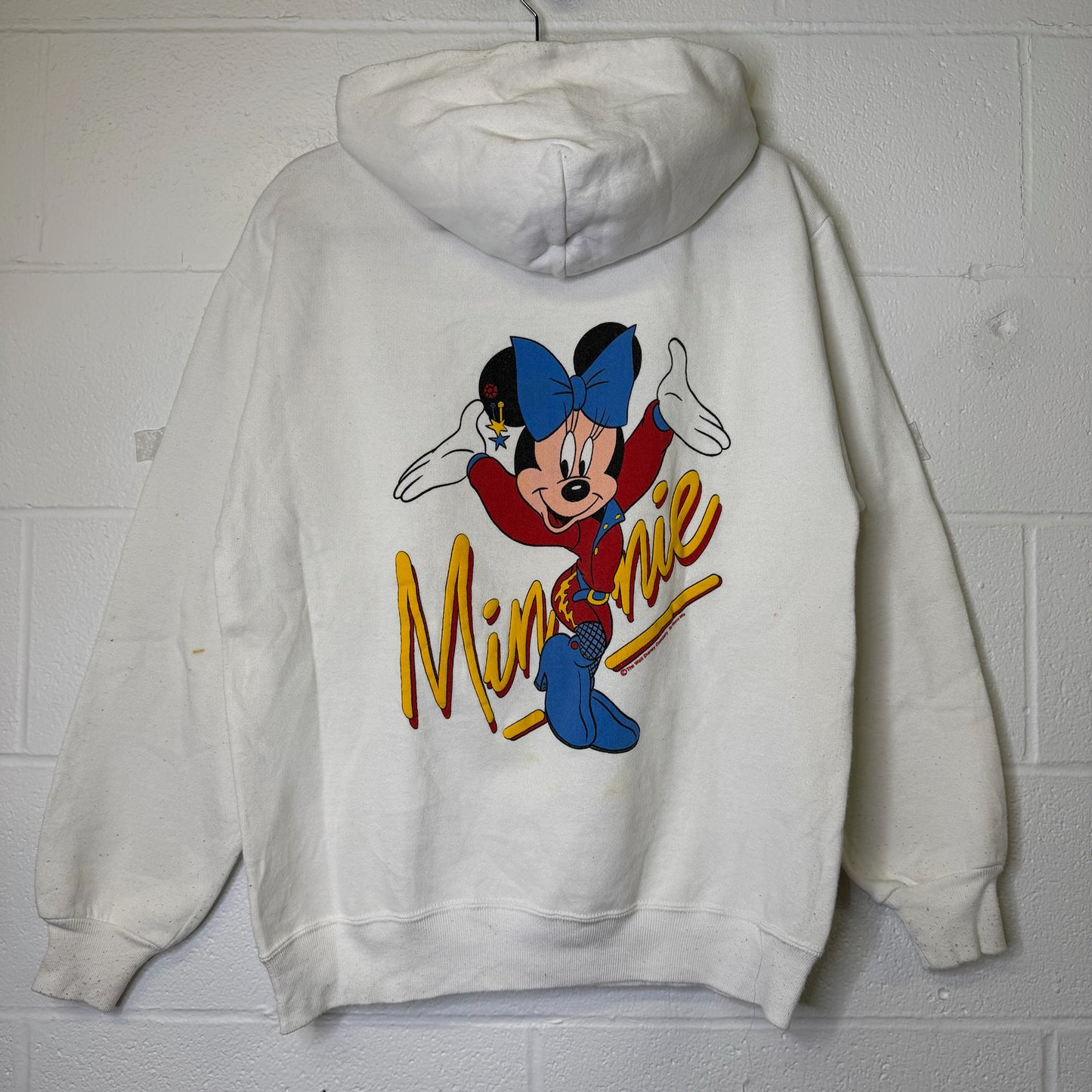 90's Disney Minnie Mouse Hoodie Sz L (B2452)