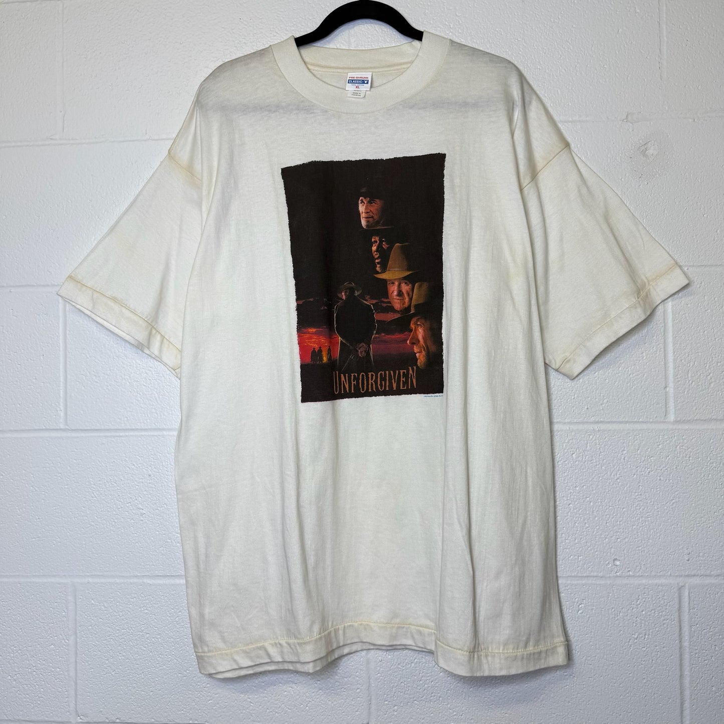 1992 Unforgiven Movie Promo T-Shirt Sz XL (B1762)