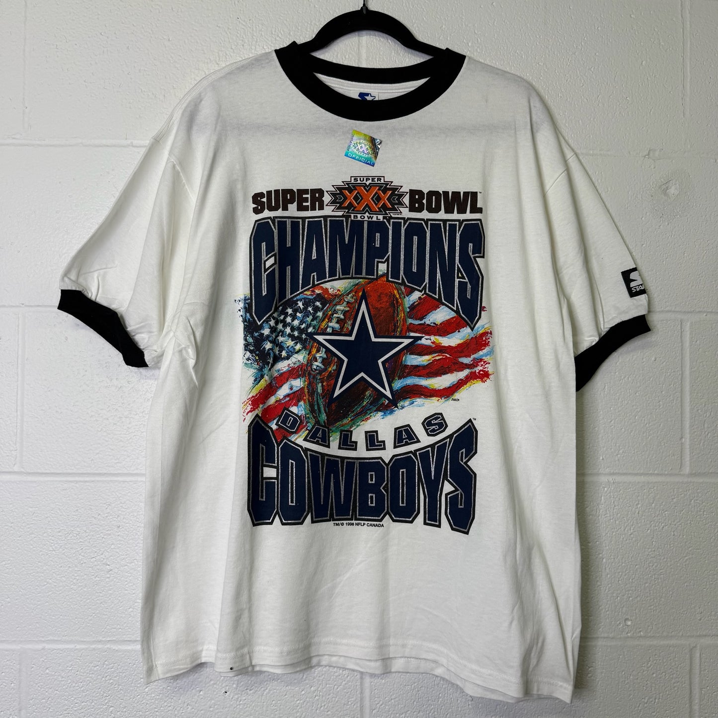 1996 Dallas Cowboys NFL Starter T-shirt Sz L (B694) NWT