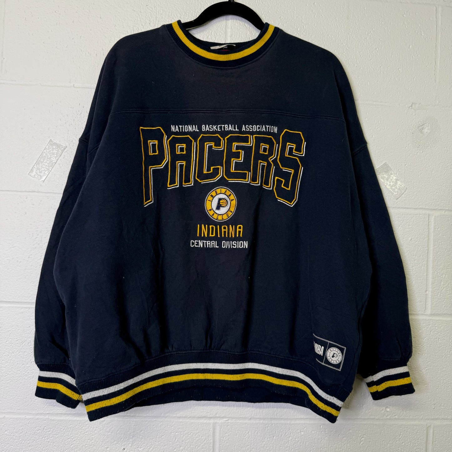 90s Indiana Pacers NBA Crewneck Sz XL (B663)