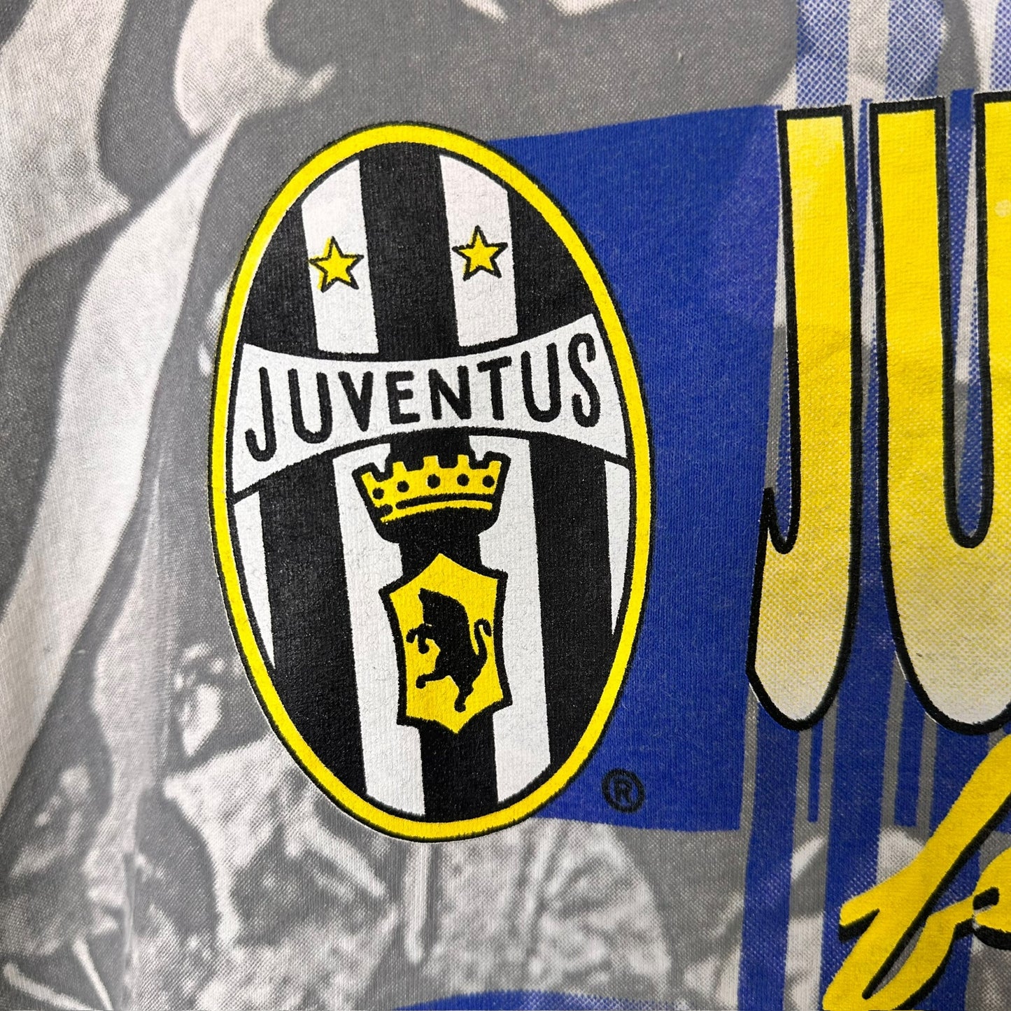 90s Juventus Soccer All Over Print Sz XL