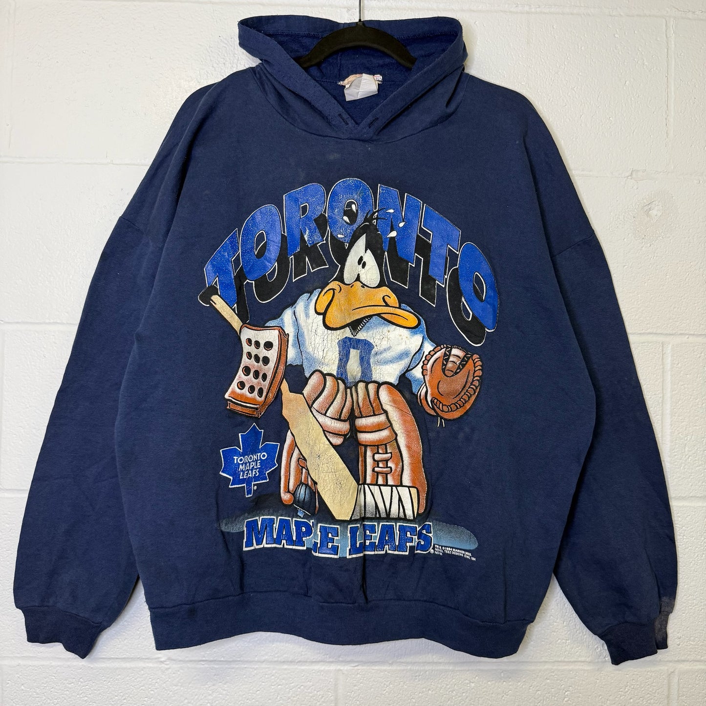 1994 Toronto Maple Leafs Daffy Duck NHL Hoodie (B2315)
