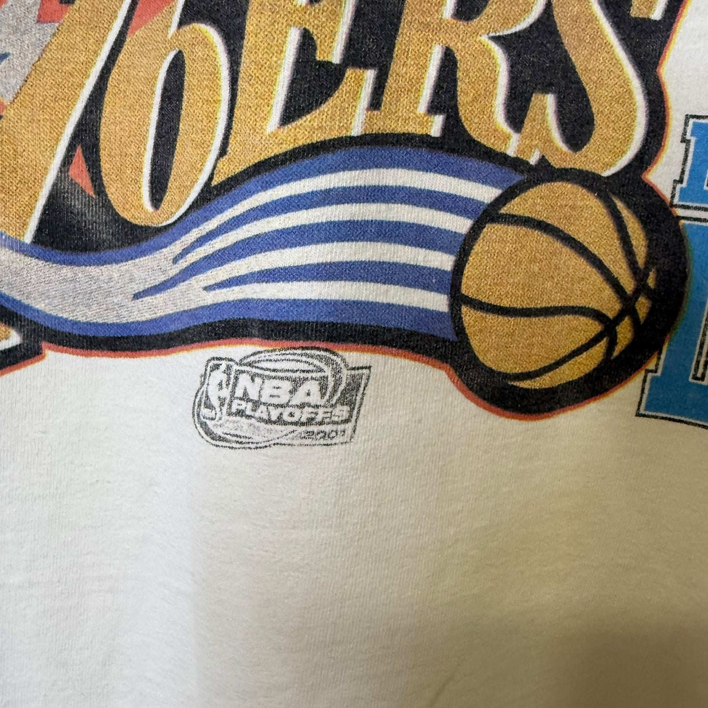 2001 Philadelphia 76ers NBA Eastern Conference Champs Sz XL