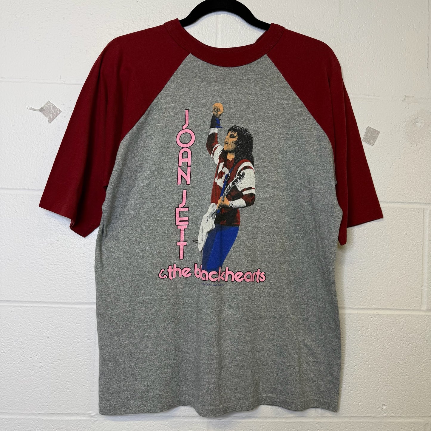 1982 Joan Jett Rock 'n' Roll Tour T-shirt Sz L (B376)