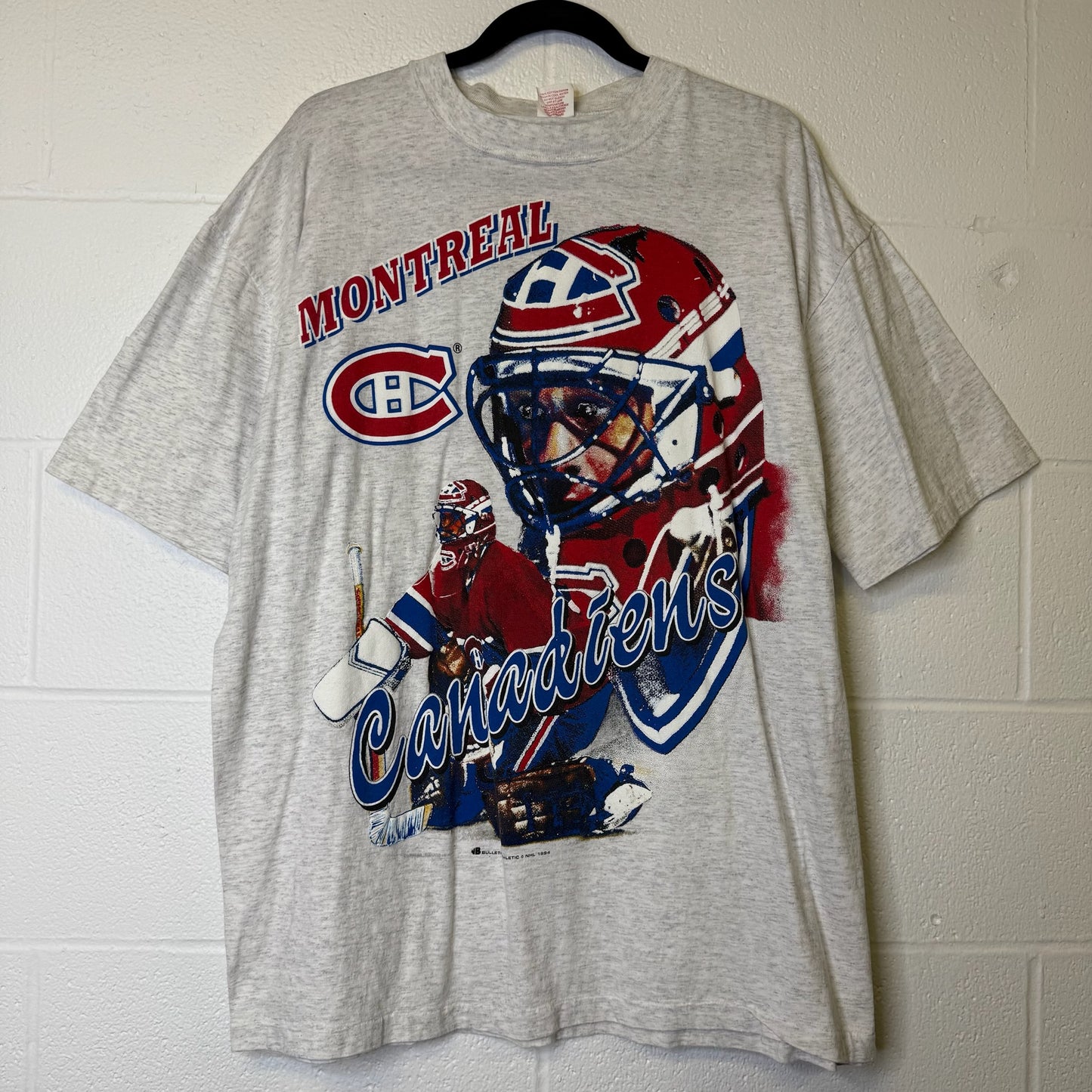 1994 Montreal Canadiens NHL Bulletin T-shirt Sz XL (B1693)