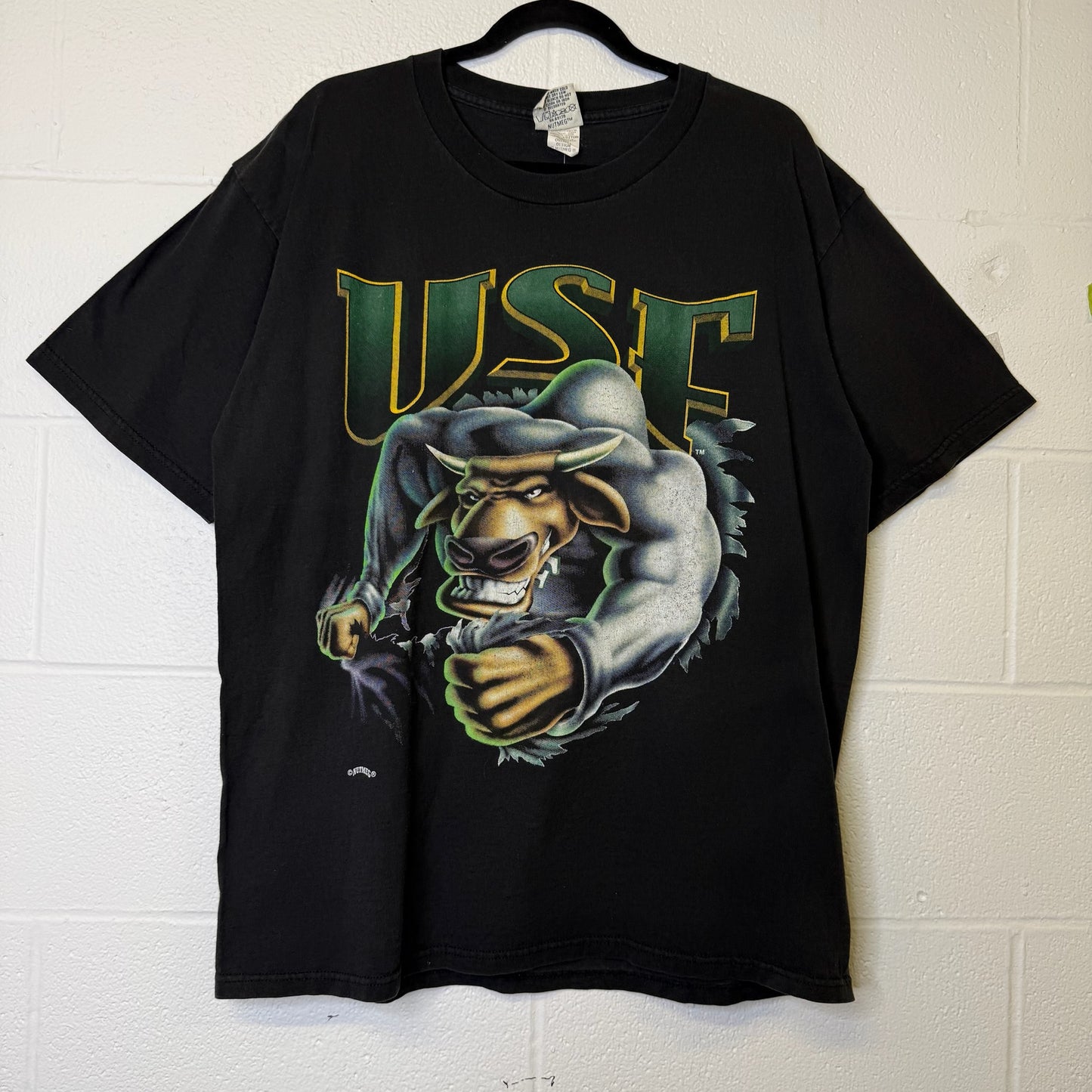 90's Nutmeg Breakthrough USF Bulls T-Shirt Sz (B2587)