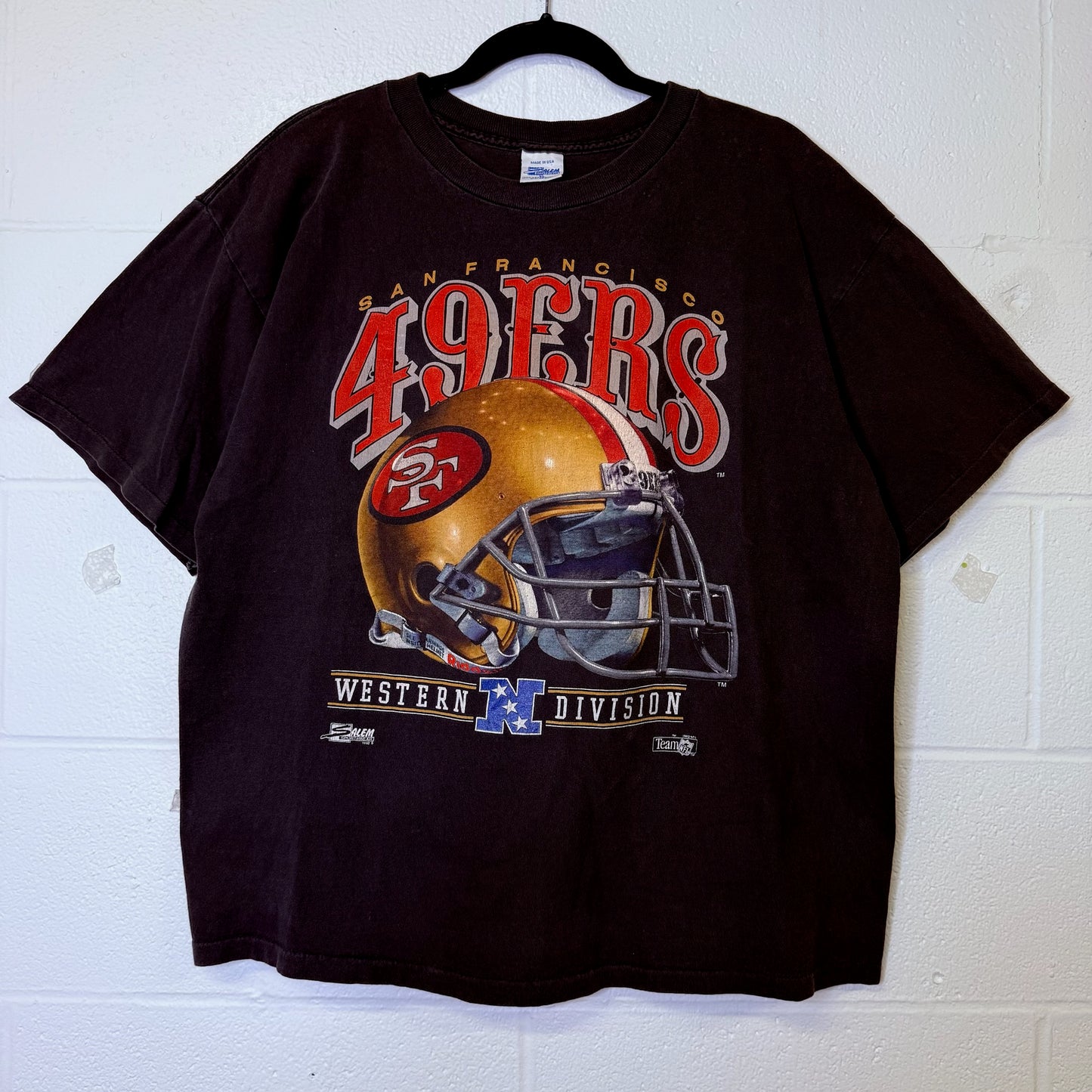 1992 San Francisco 49ers NFL T-shirt Sz XL (B2366)