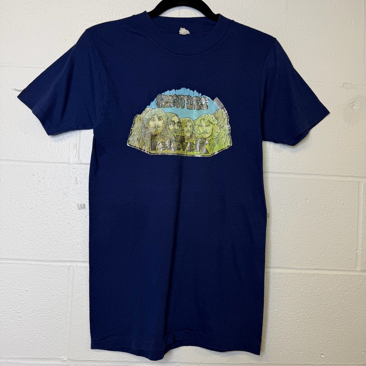 80s The Beatles T-shirt Sz L (B372)