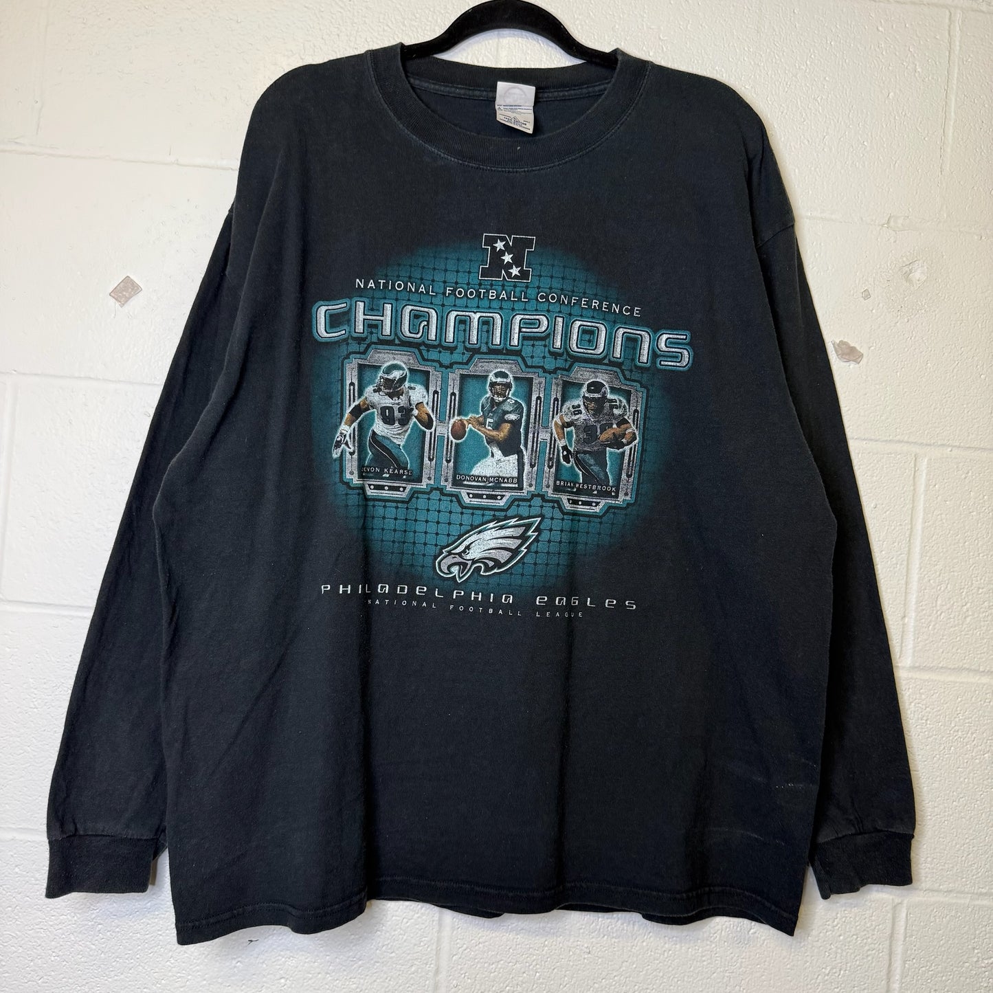 90's's Philadelphia Eagles NFL Long Sleeve Sz XL (B2115)
