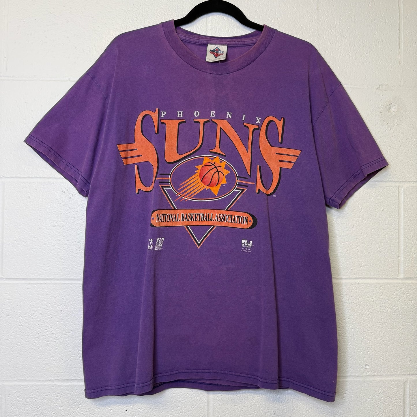 90s Phoenix Suns NBA T-Shirt Sz L (A9828)