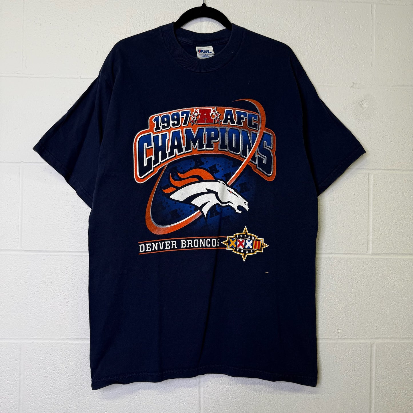 1997 Denver Broncos NFL T-shirt Sz L (B1638) NWT
