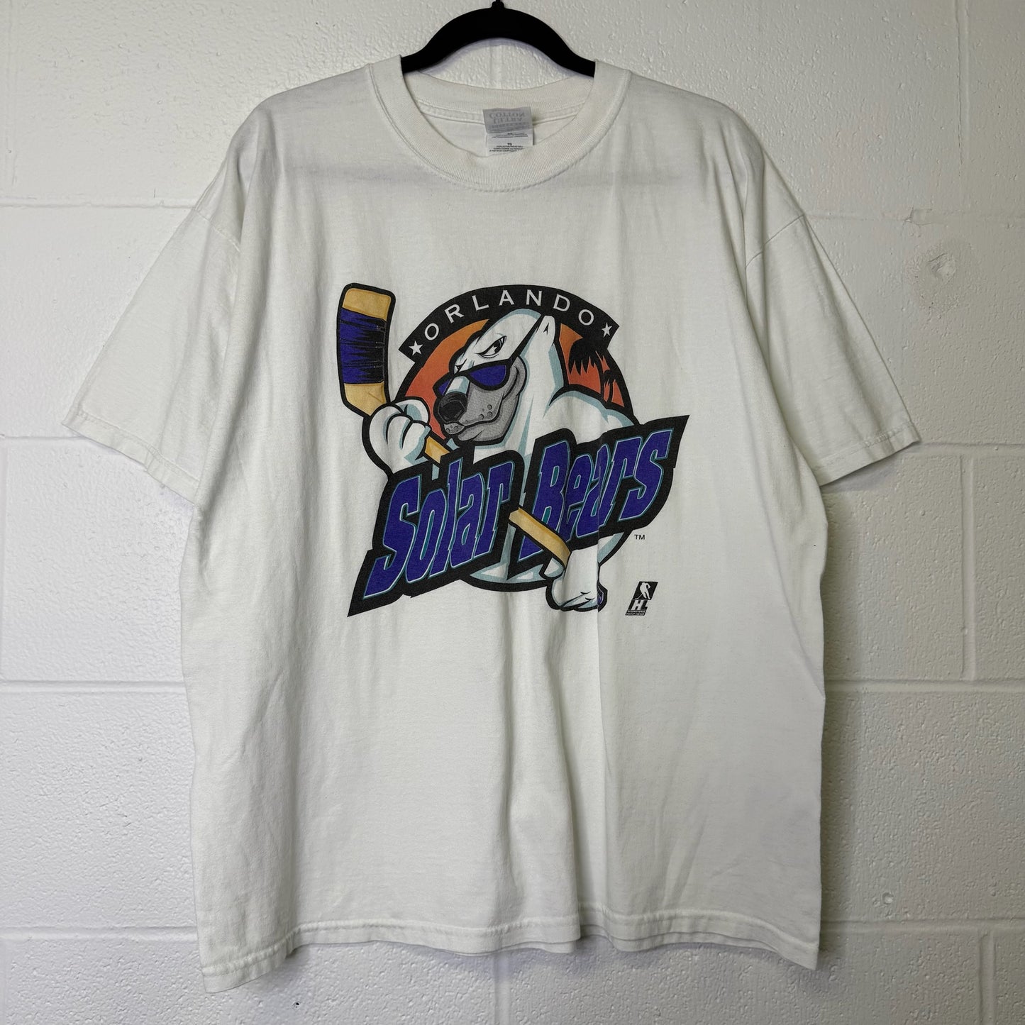 90's Orlando Solar Bears Hockey T-shirt Sz XL (B1641)