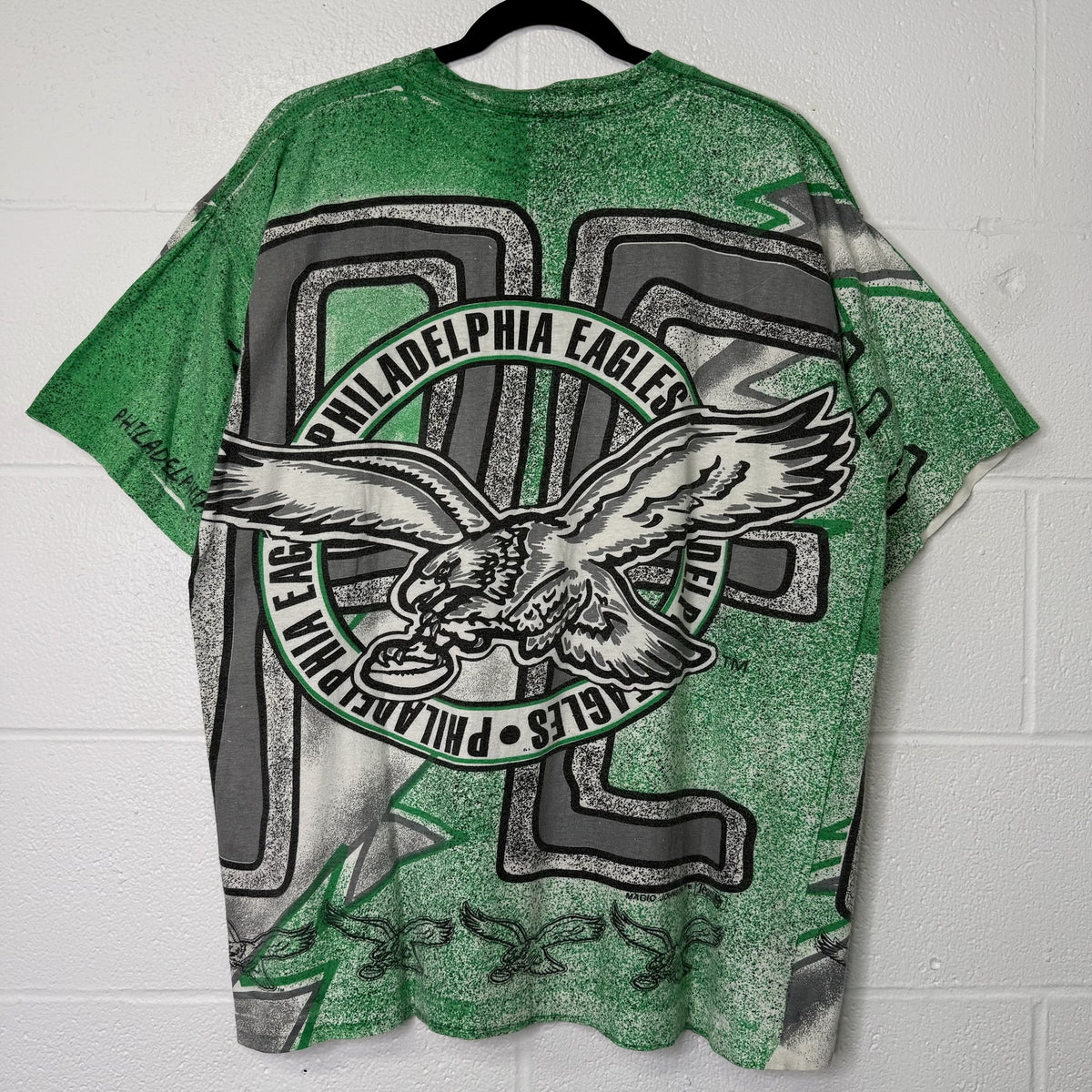 90S Philadelphia Eagles NFL Magic Johnson T's AOP T-Shirt