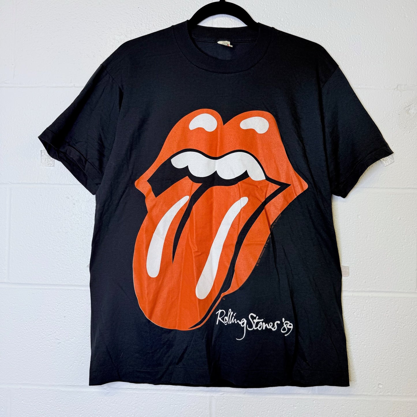 1989 Rolling Stones North American Tour T-Shirt Sz L ()