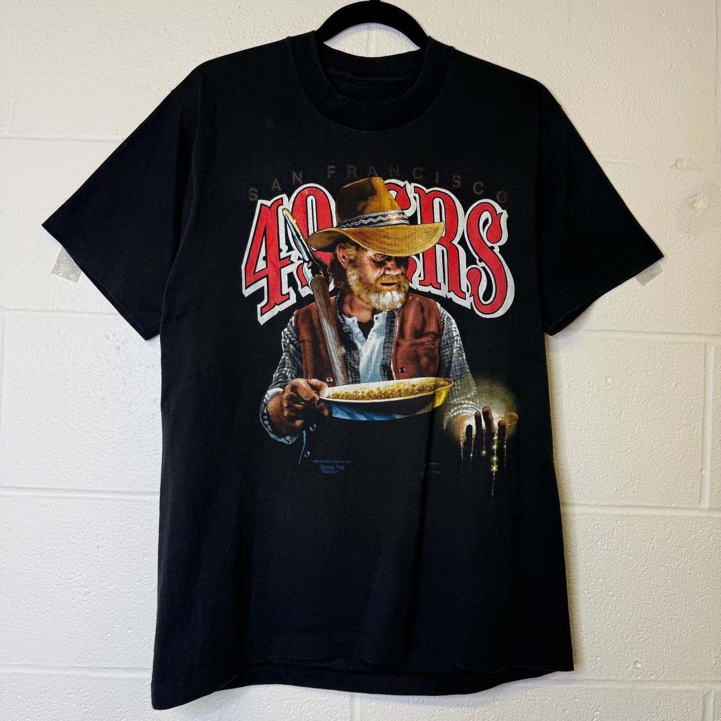 1990 San Francisco 49ers NFL T-shirt Sz M (B1689)