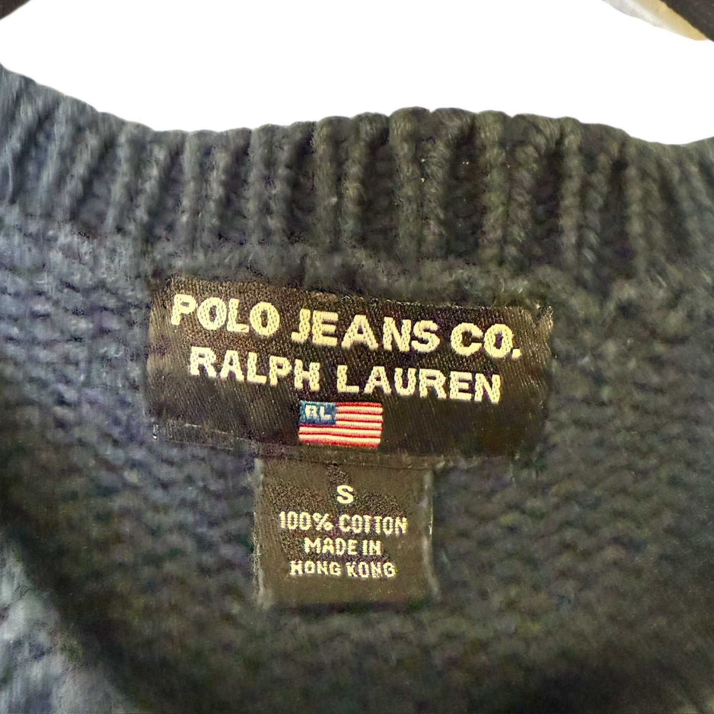 90's Polo Knit Sweater Sz S (B1924)