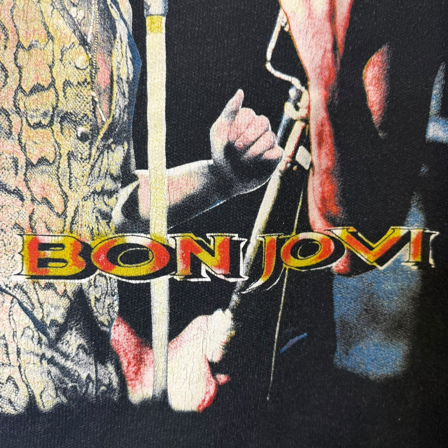 90's Bon Jovi Euro Hoodie Sz XL