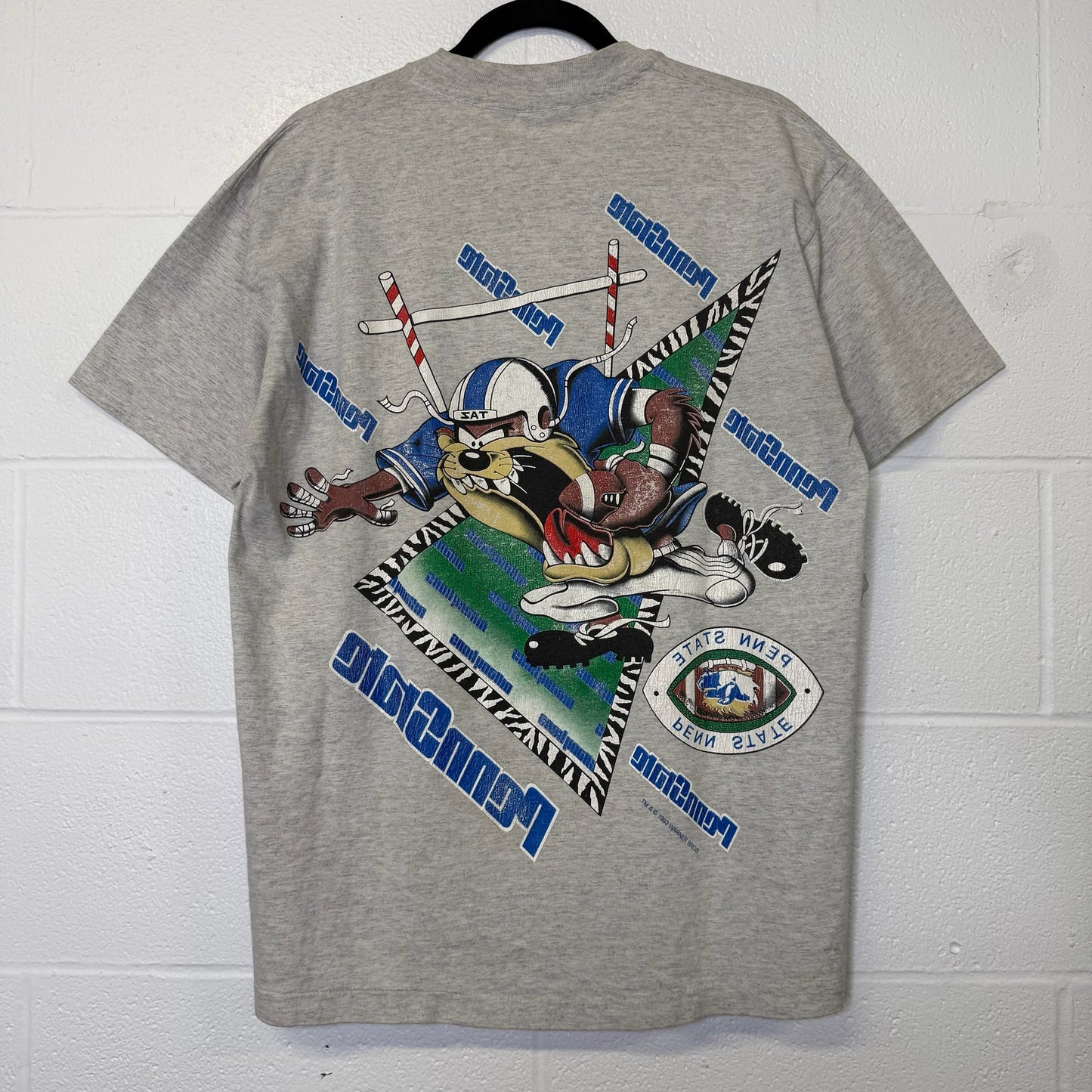 1993 Penn State Taz NCAA T-shirt Sz L (B2996)