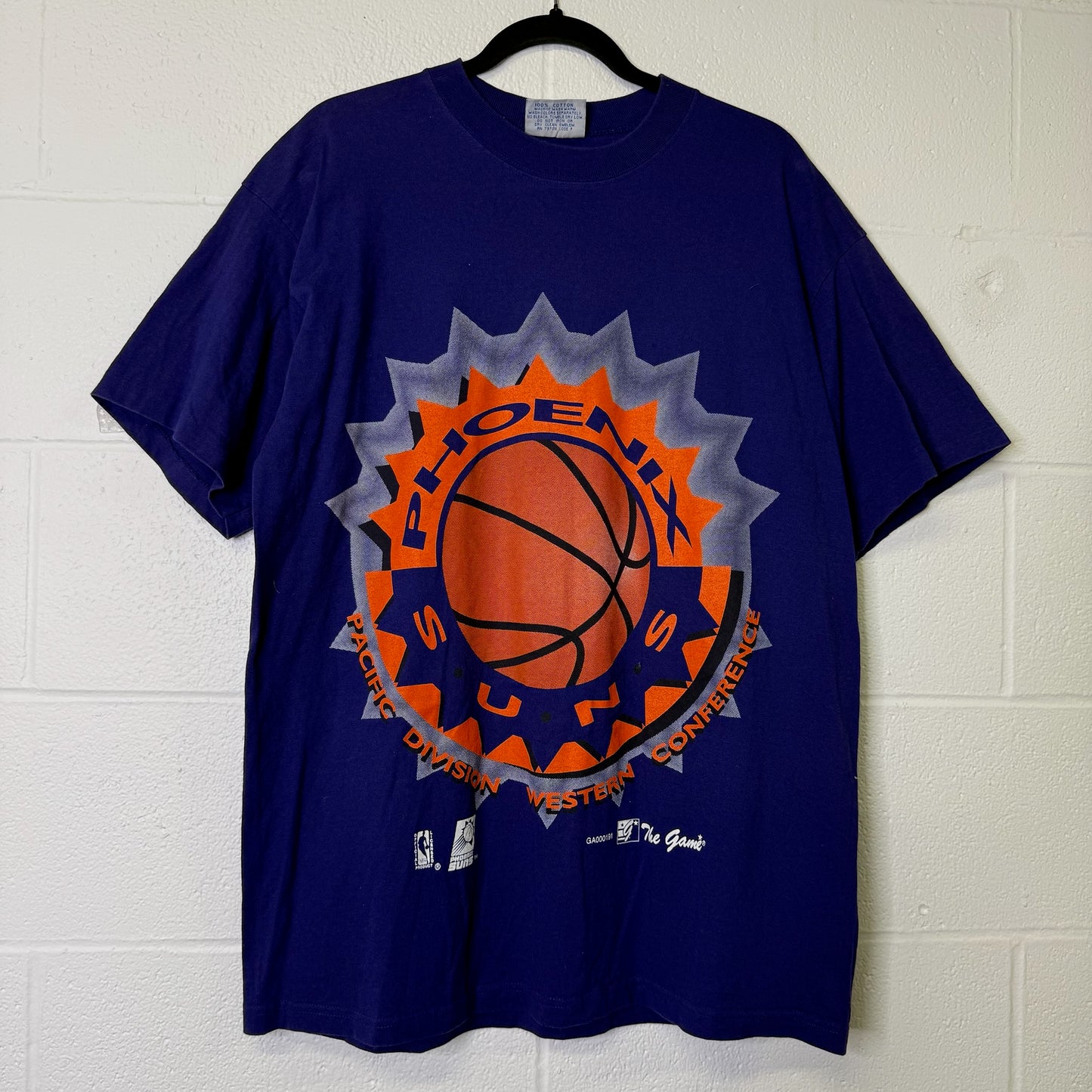 90's Phoenix Suns NBA T-Shirt Sz L (B693)