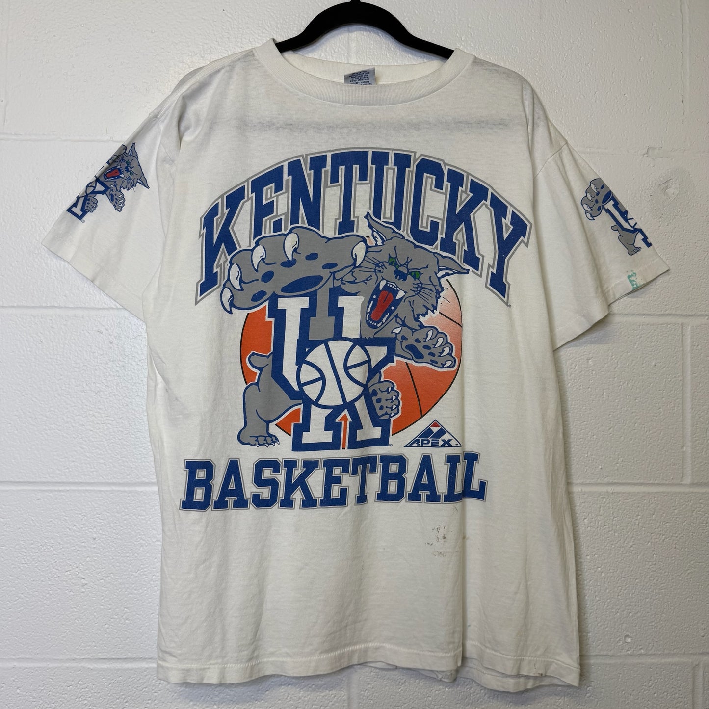 90's Kentucky Wildcats NCAA T-Shirt Sz L (B2164)