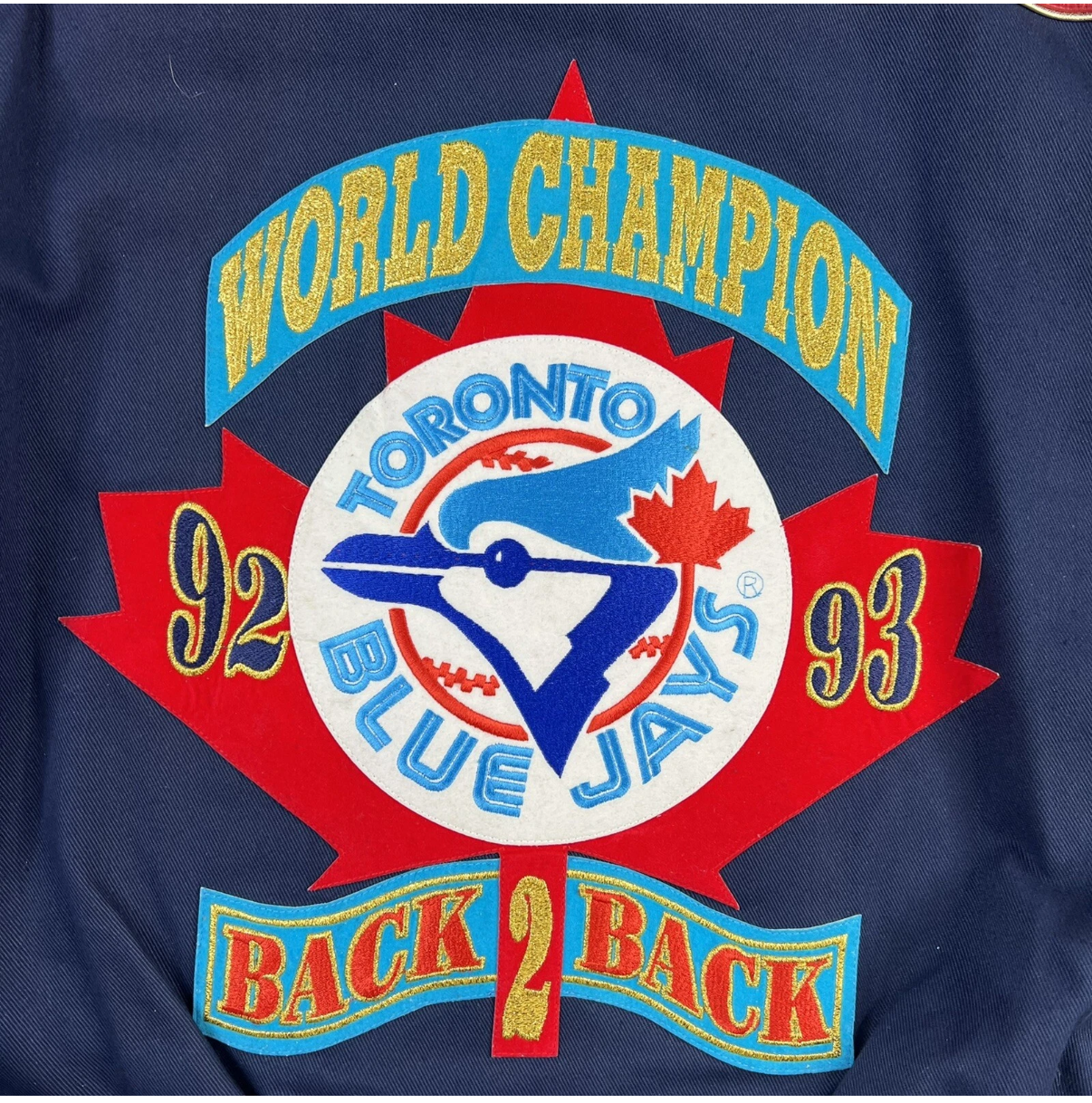 1993 Toronto Blue Jays Jeff Hamilton Jacket