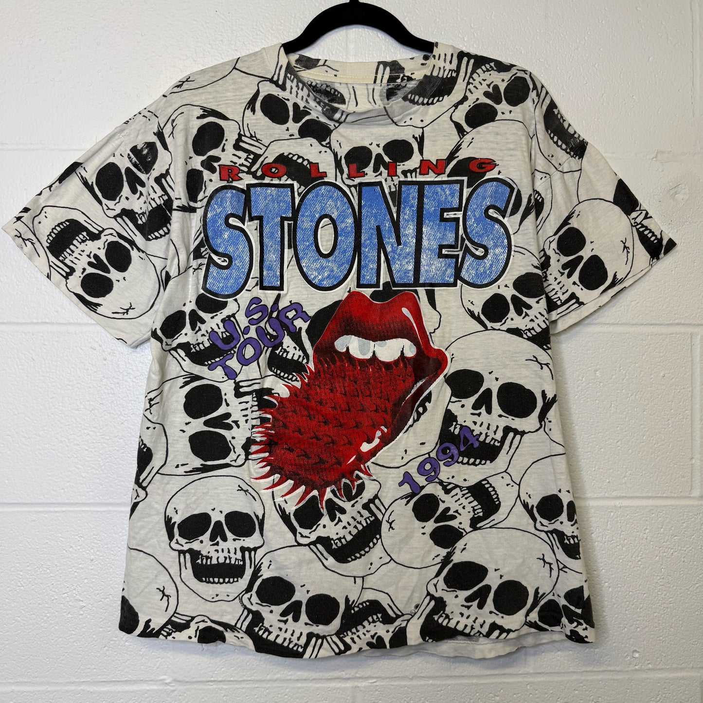 1994 Rolling Stones Voodoo Lounge T-Shirt Sz L (B363)