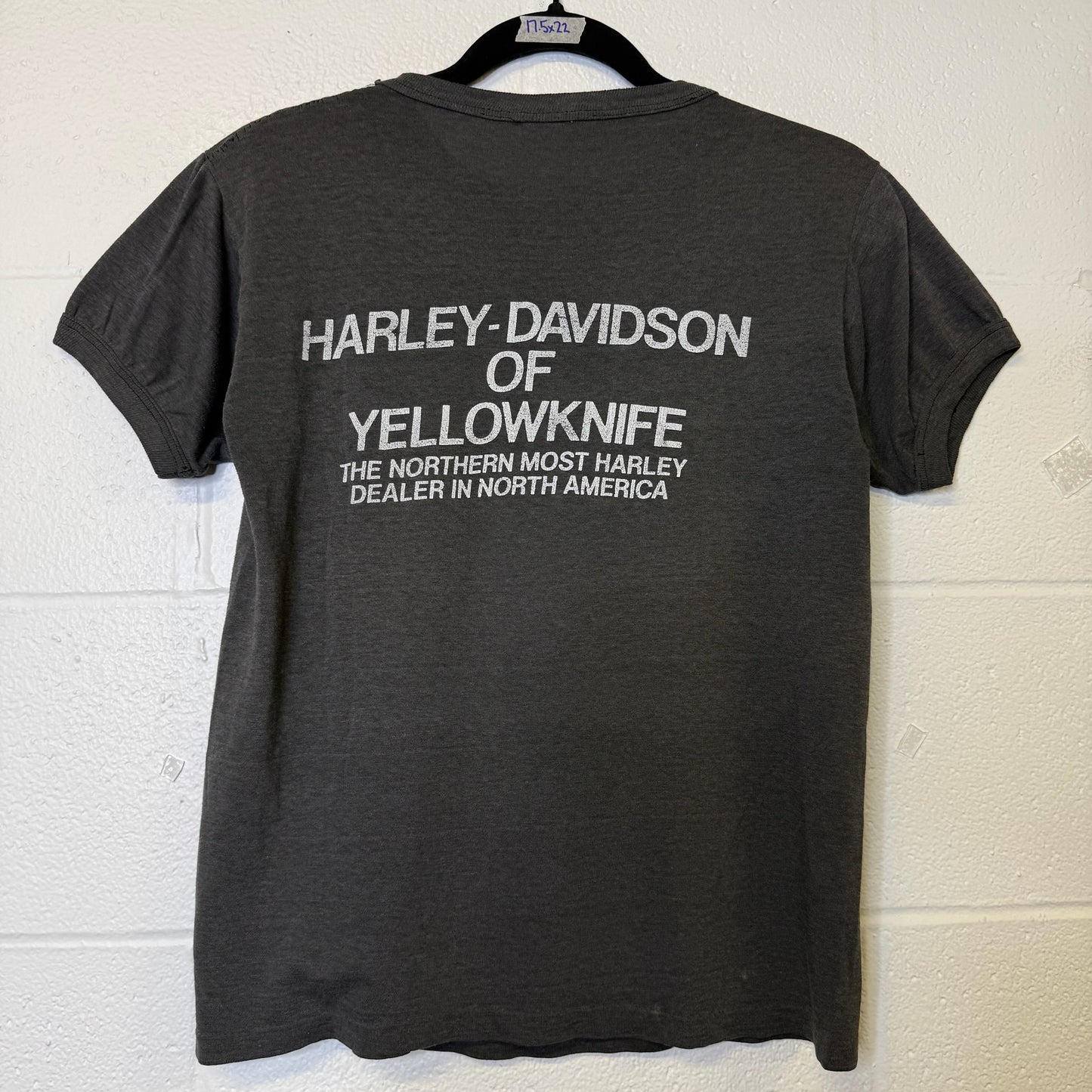 80's Harley Davidson Yellowknife T-Shirt Sz M (B467)