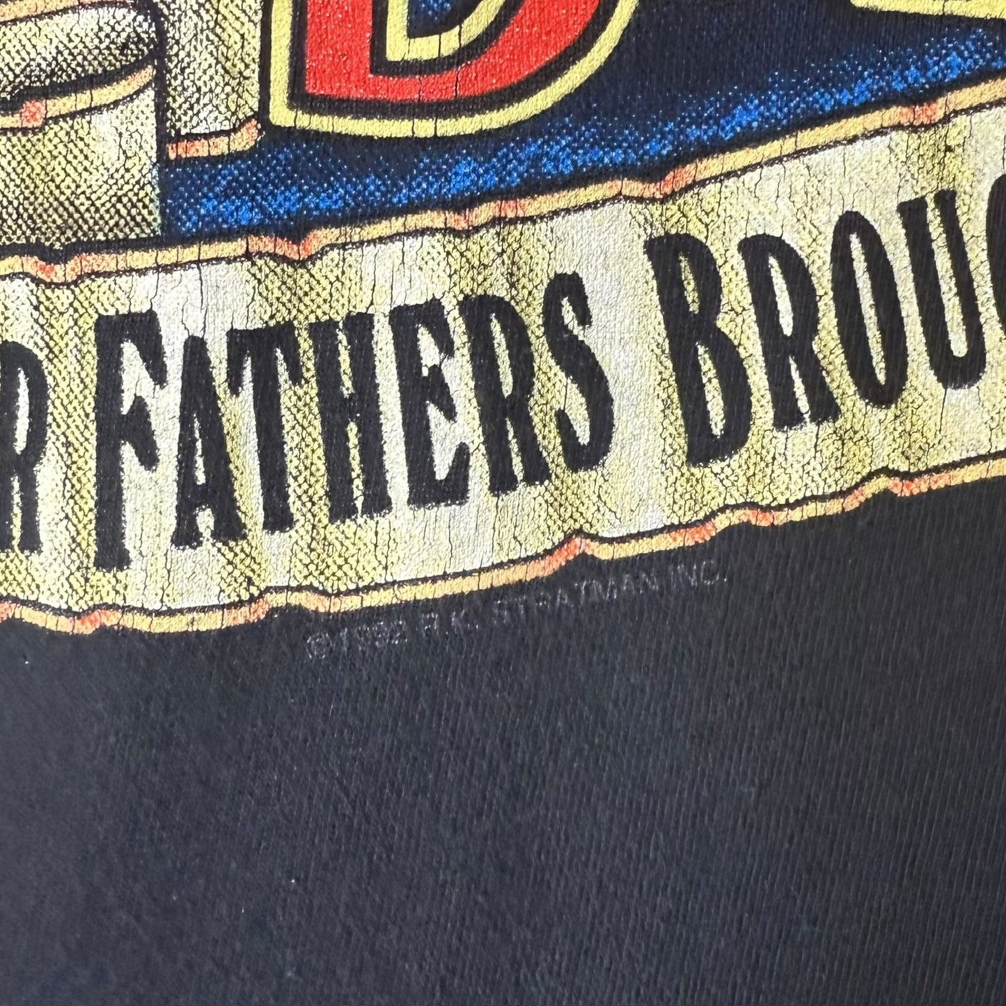 90's Harley Davidson Four Fathers T-shirt Sz M (B591)