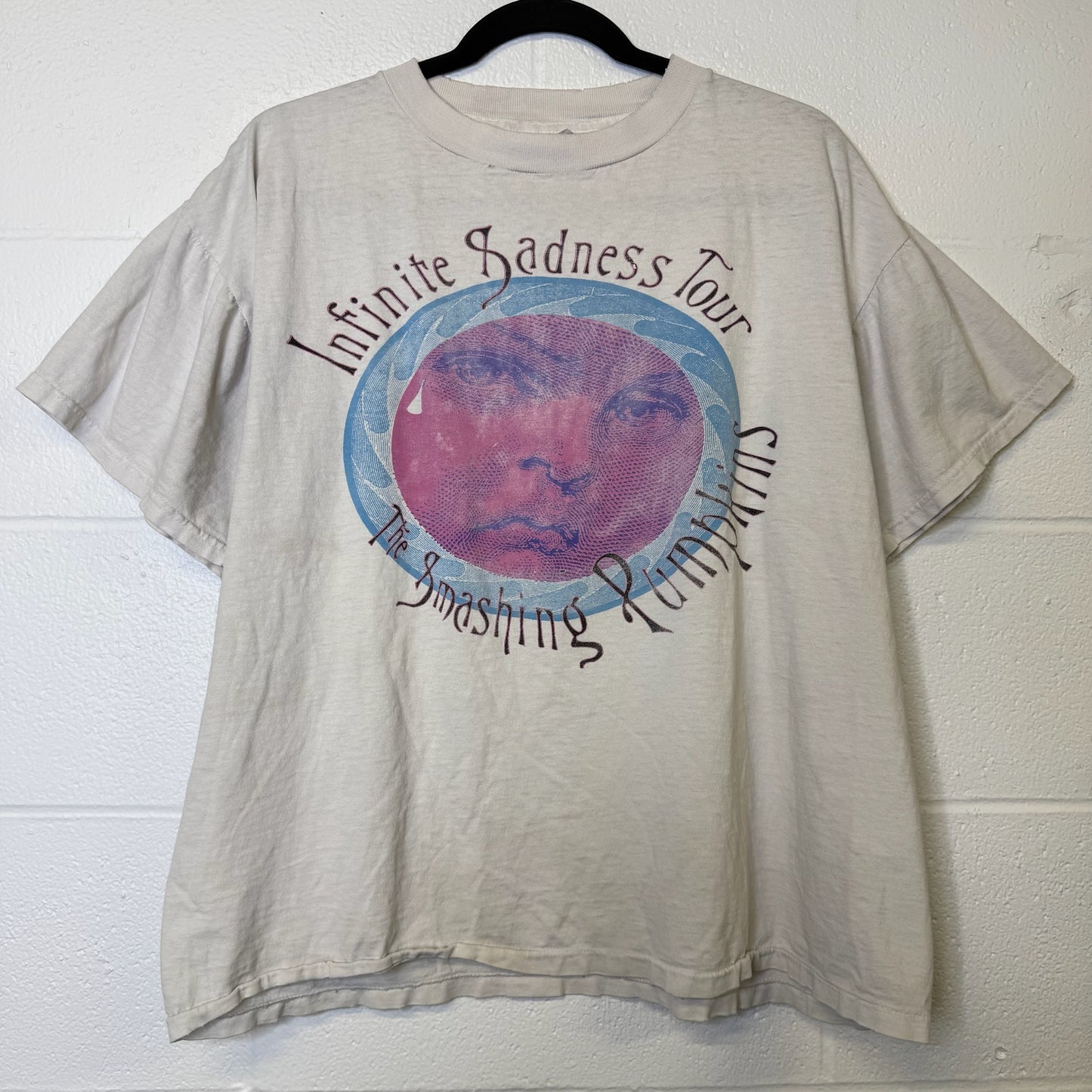 1996 Smashing Pumpkins Infinite Sadness Tour T-Shirt Sz L (B2280)
