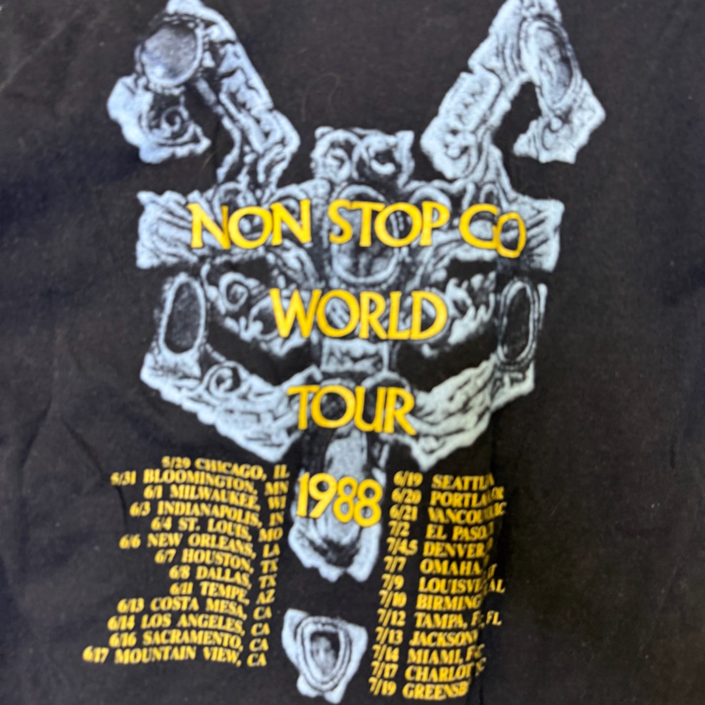 1988 Robert Plant Band T-Shirt Sz M (B2841)