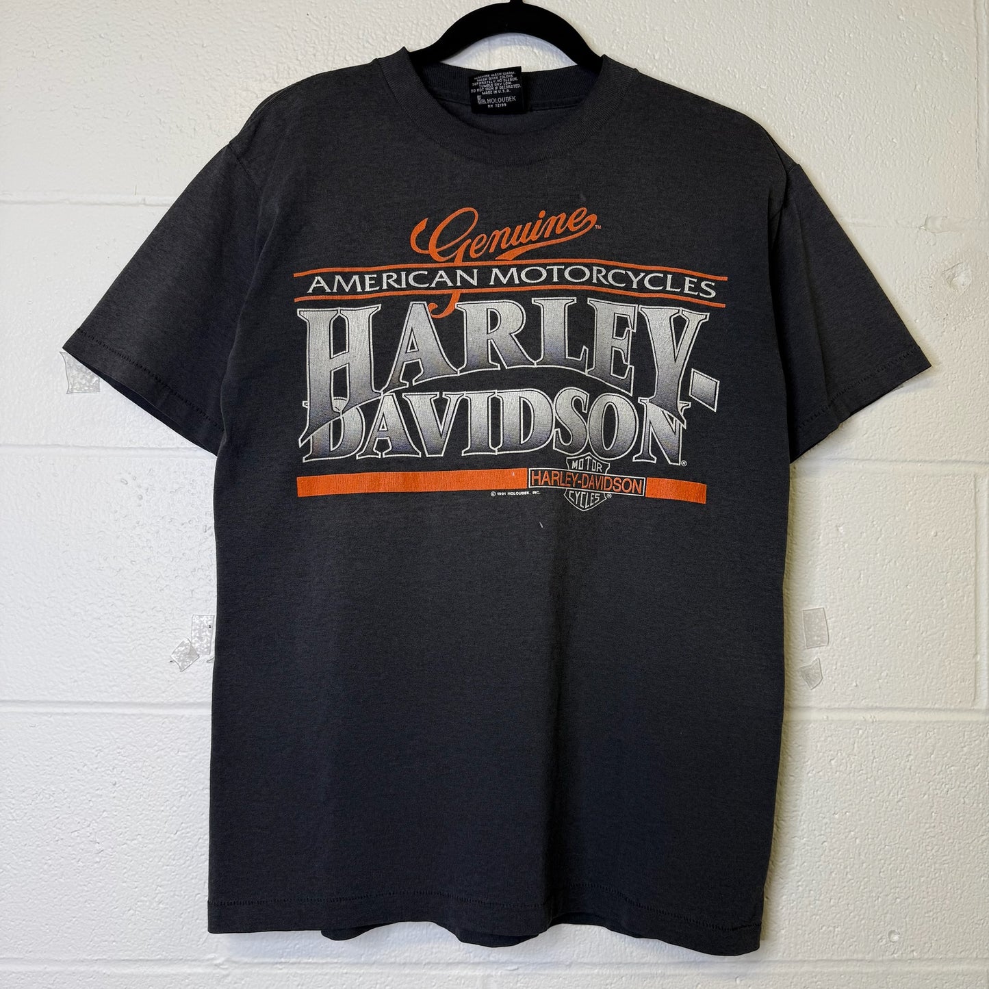 1991 Harley Davidson Windsor Ontario T-Shirt Sz M (B1989)