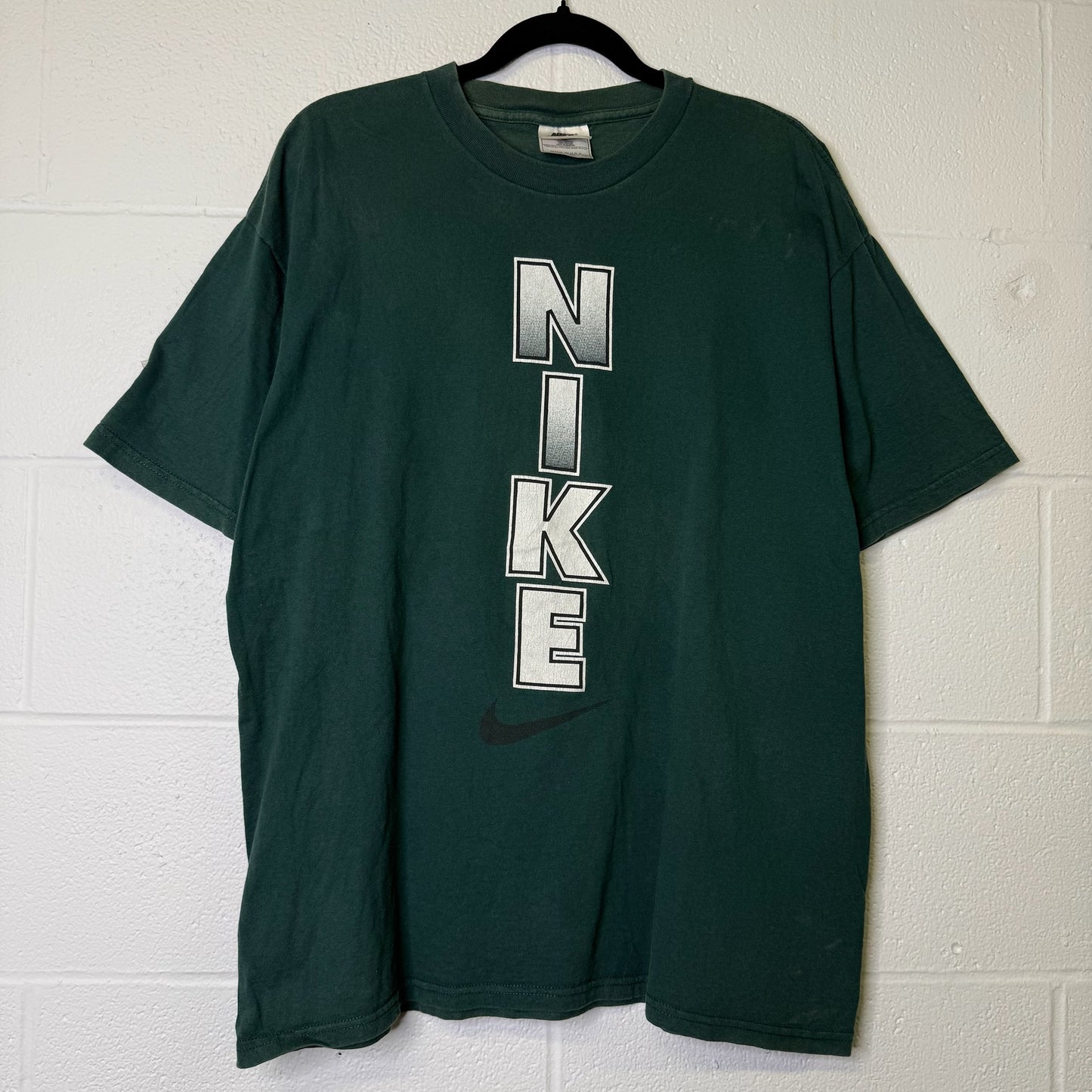 90's Nike Big Swoosh T-Shirt Sz L (B1660)