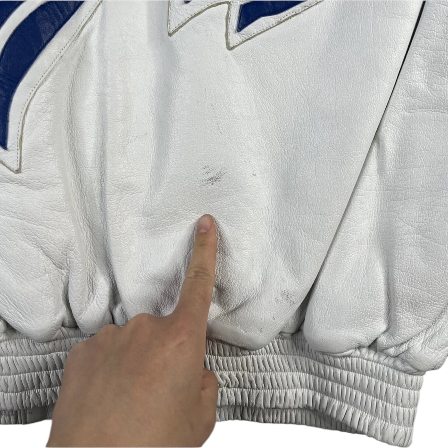 Vintage Jeff Hamilton Buffalo Bills Leather Reversible Satin Letterman Jacket