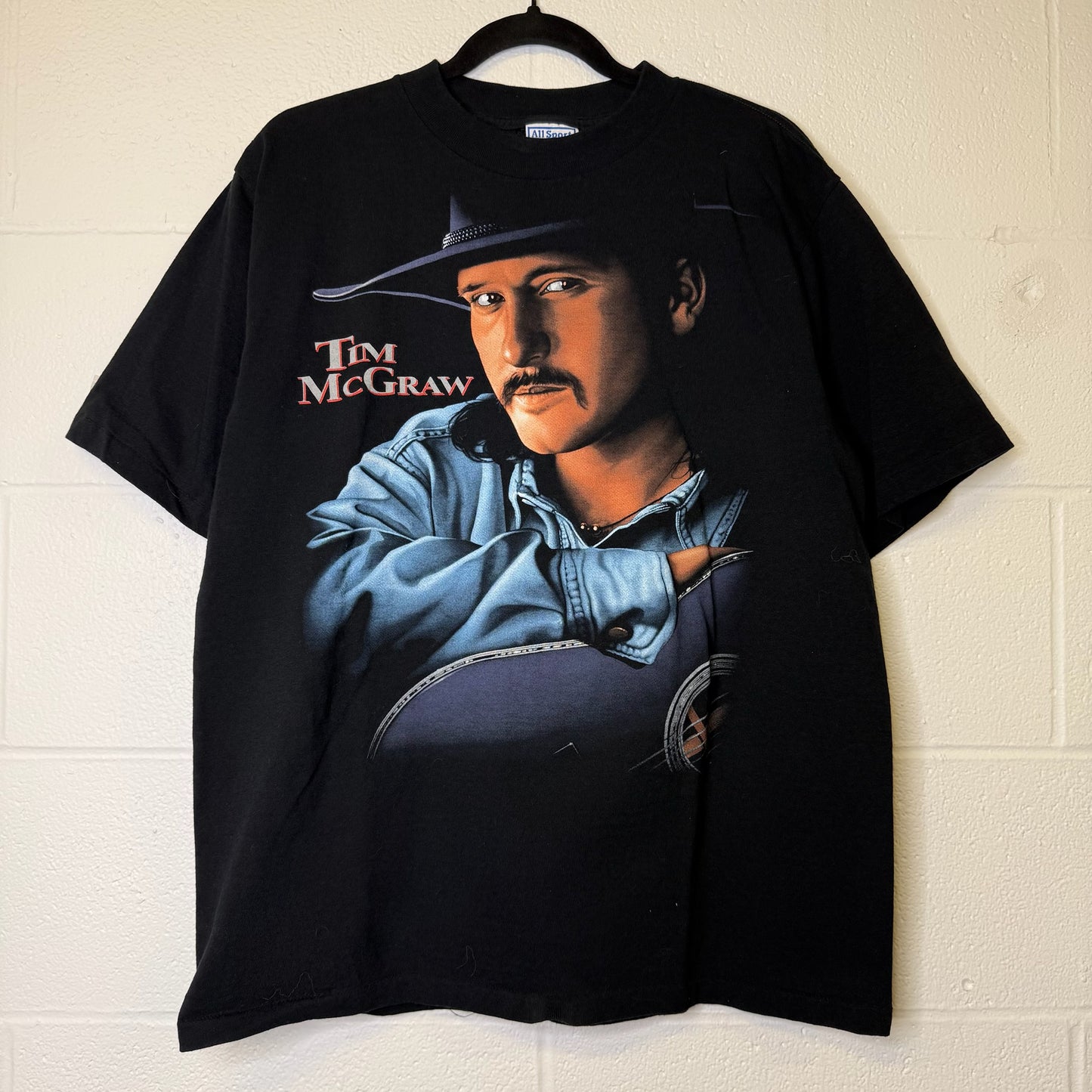 90's Tim McGraw Dont Take The Girl T-shirt Sz L (B1739)