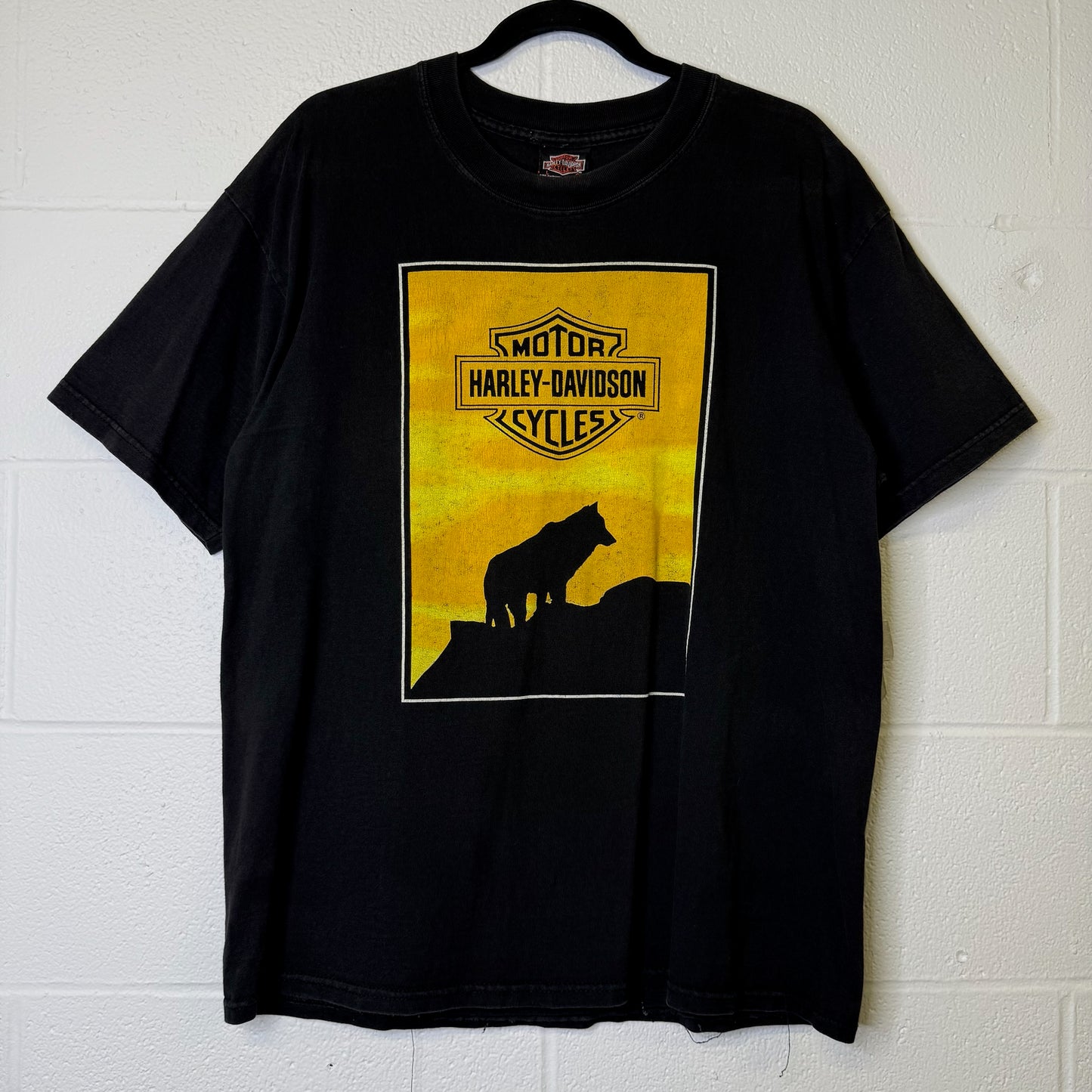 2010 Harley Davidson Yorkton Saskatchewan T-Shirt Sz L (B1397)