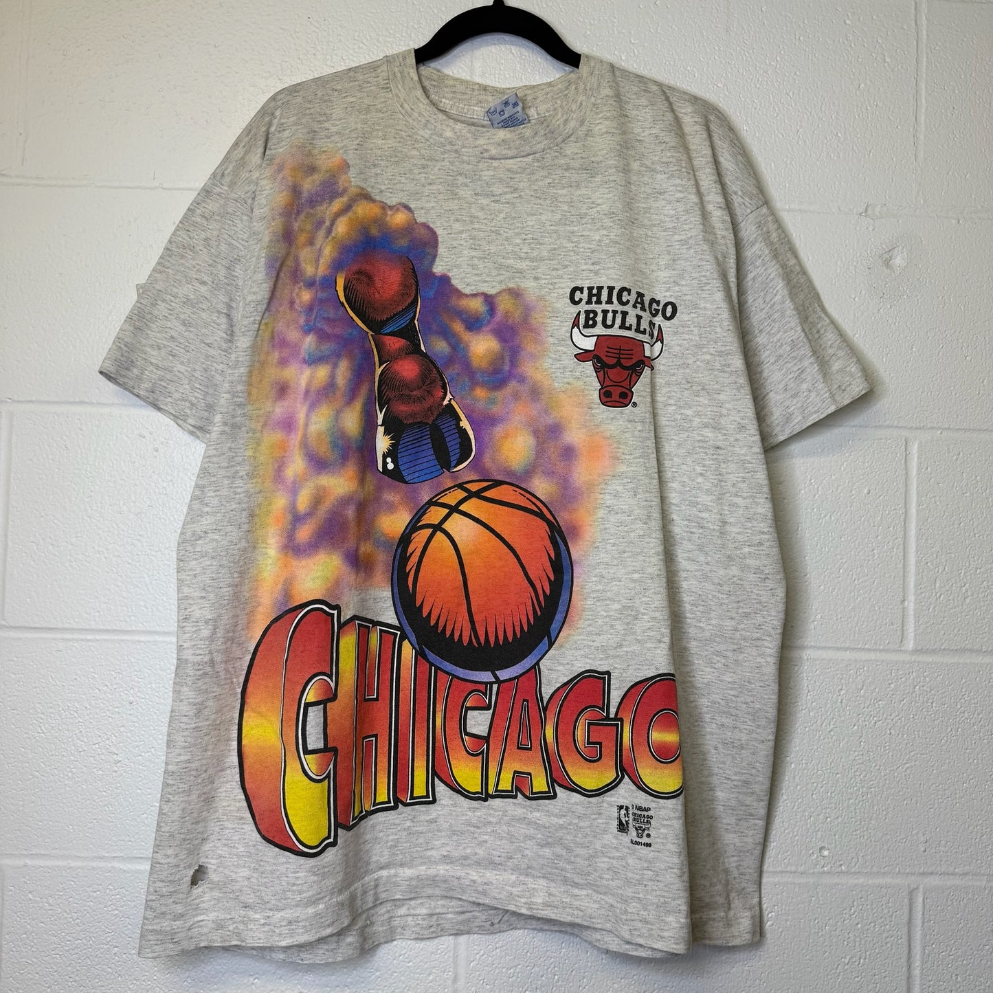 90's Chicago Bulls Benny Salem T-Shirt Sz XL (B1754)