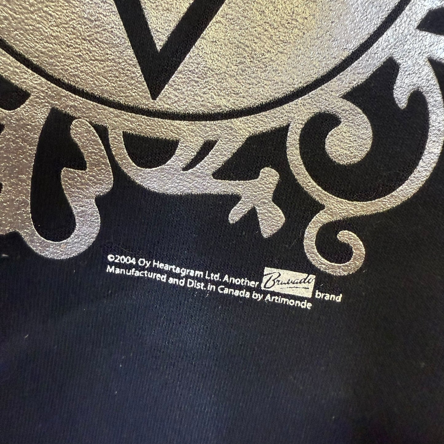 2004 HIM Heartagram Hoodie Sz XL