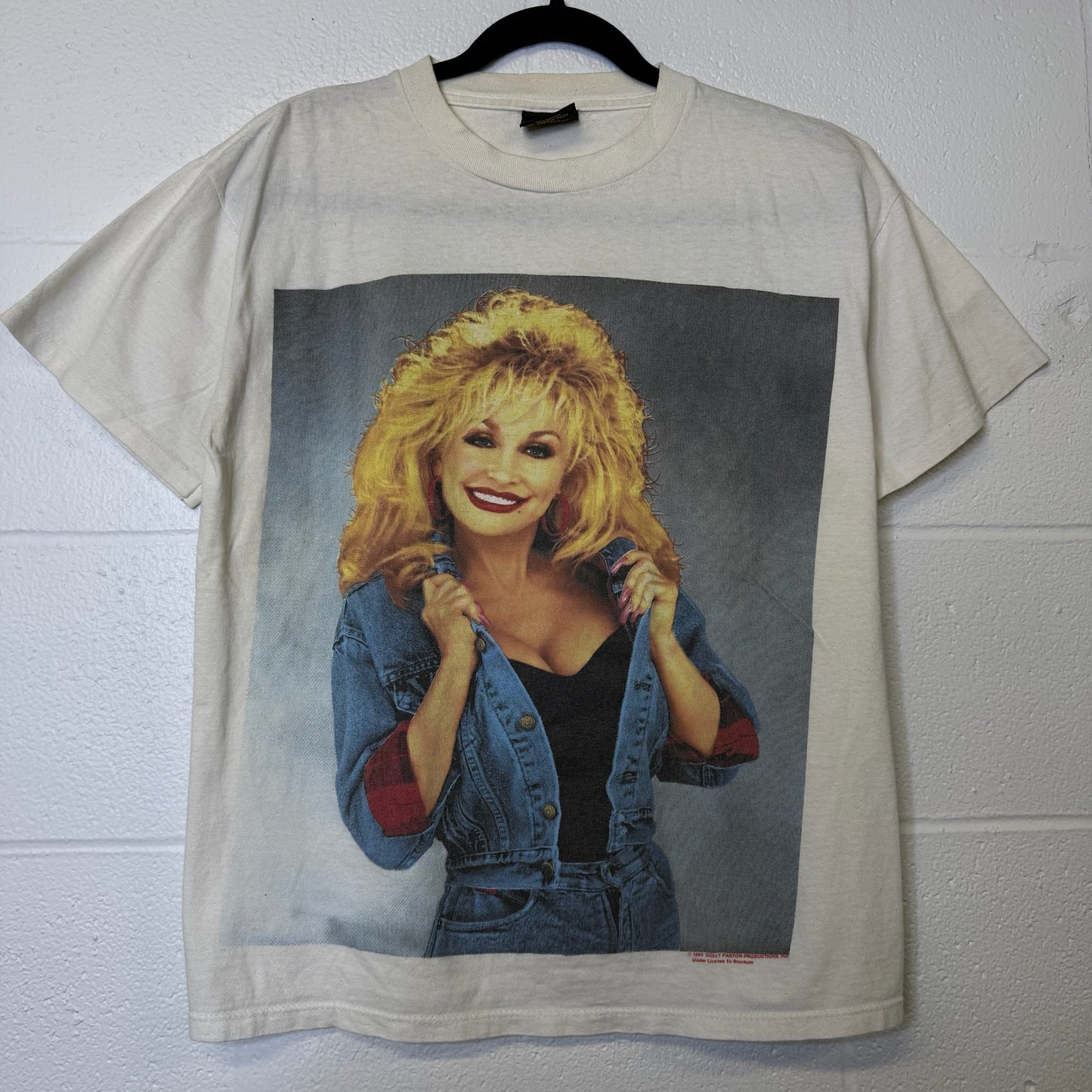 1993 Dolly Parton T-Shirt Sz L (B402)