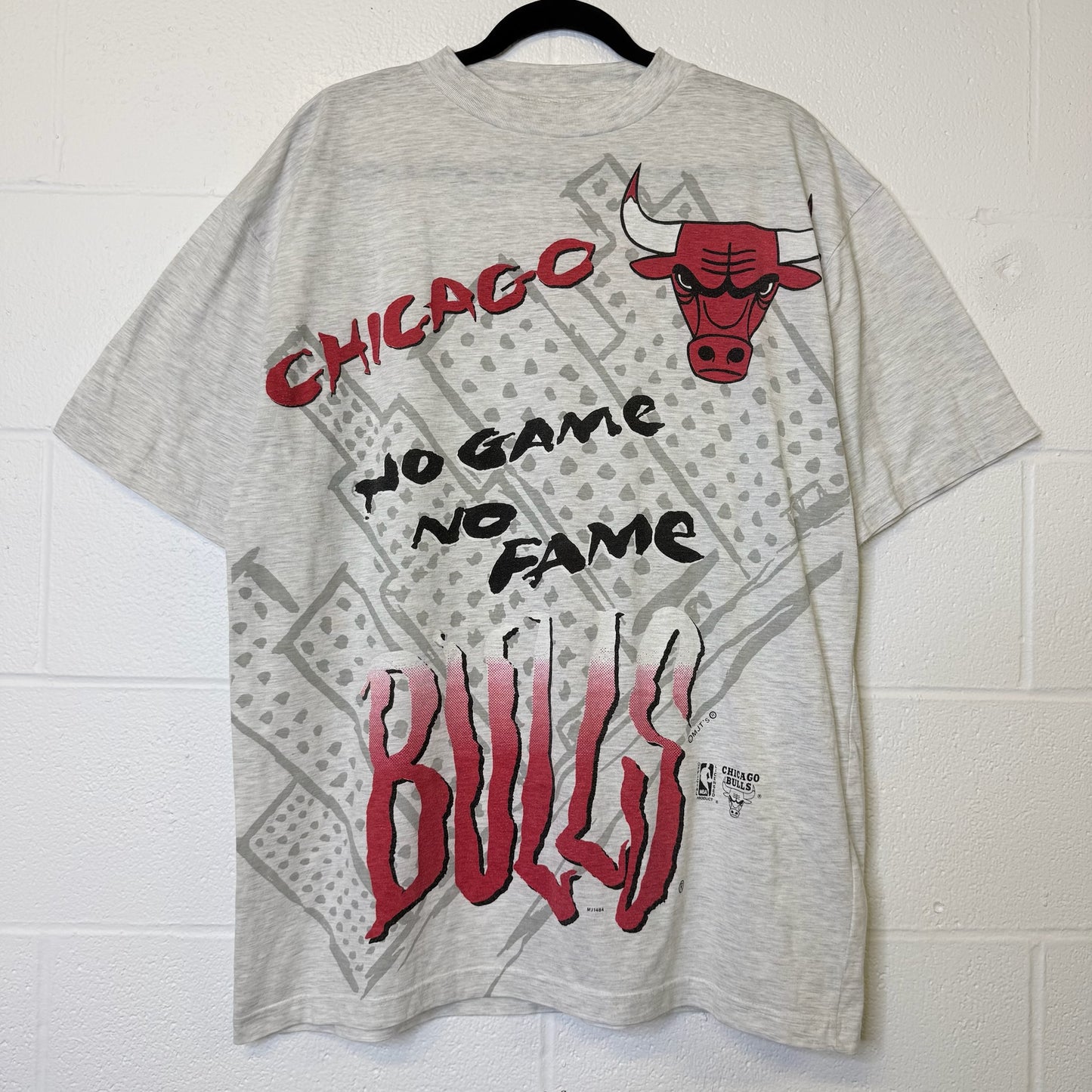 90's Chicago Bulls NBA AOP T-Shirt Sz XL (B2183)