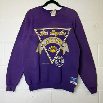 1988 Los Angeles Lakers NBA Crewneck Sz M (A8554)