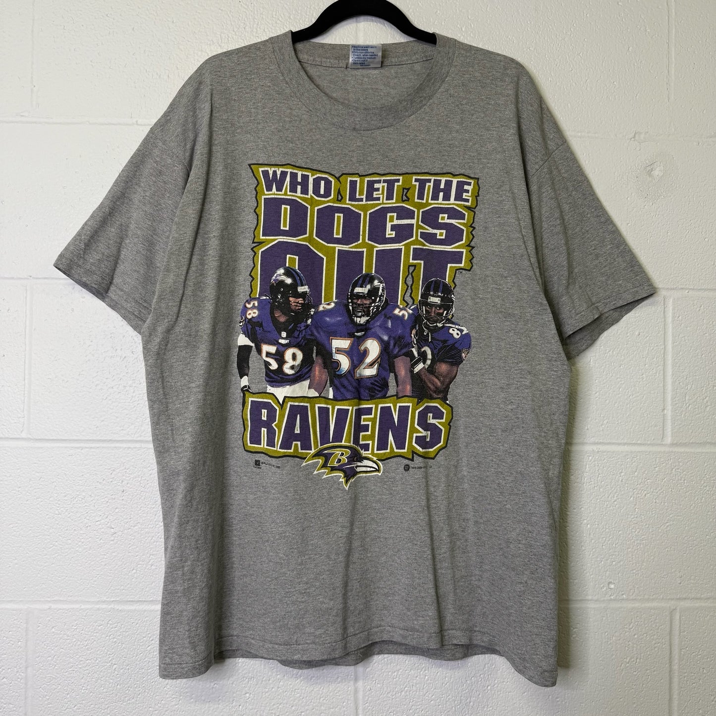 2000 Baltimore Ravens NFL T-shirt Sz XL (B676)