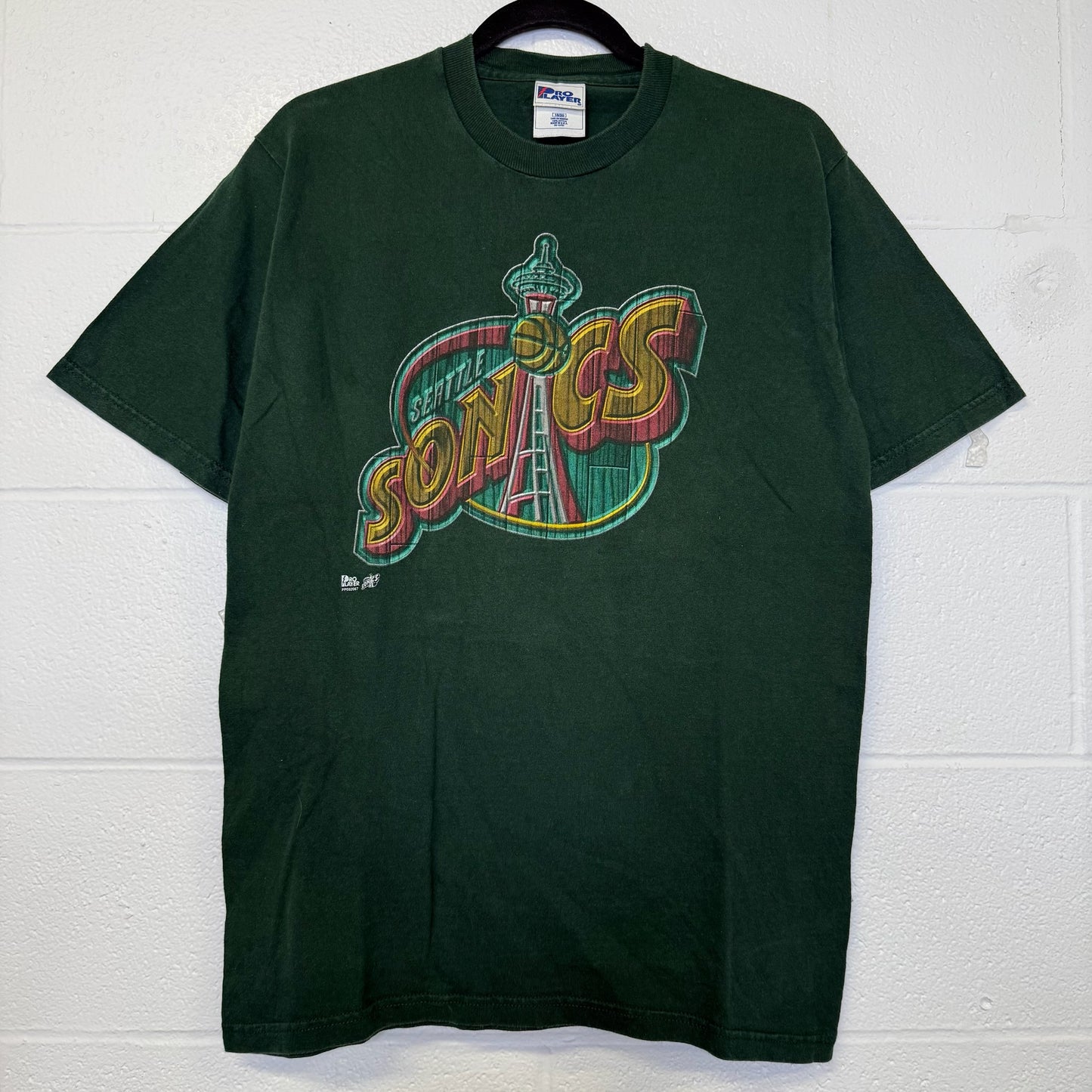 90s Seattle Supersonics NBA T-Shirt (B2976)
