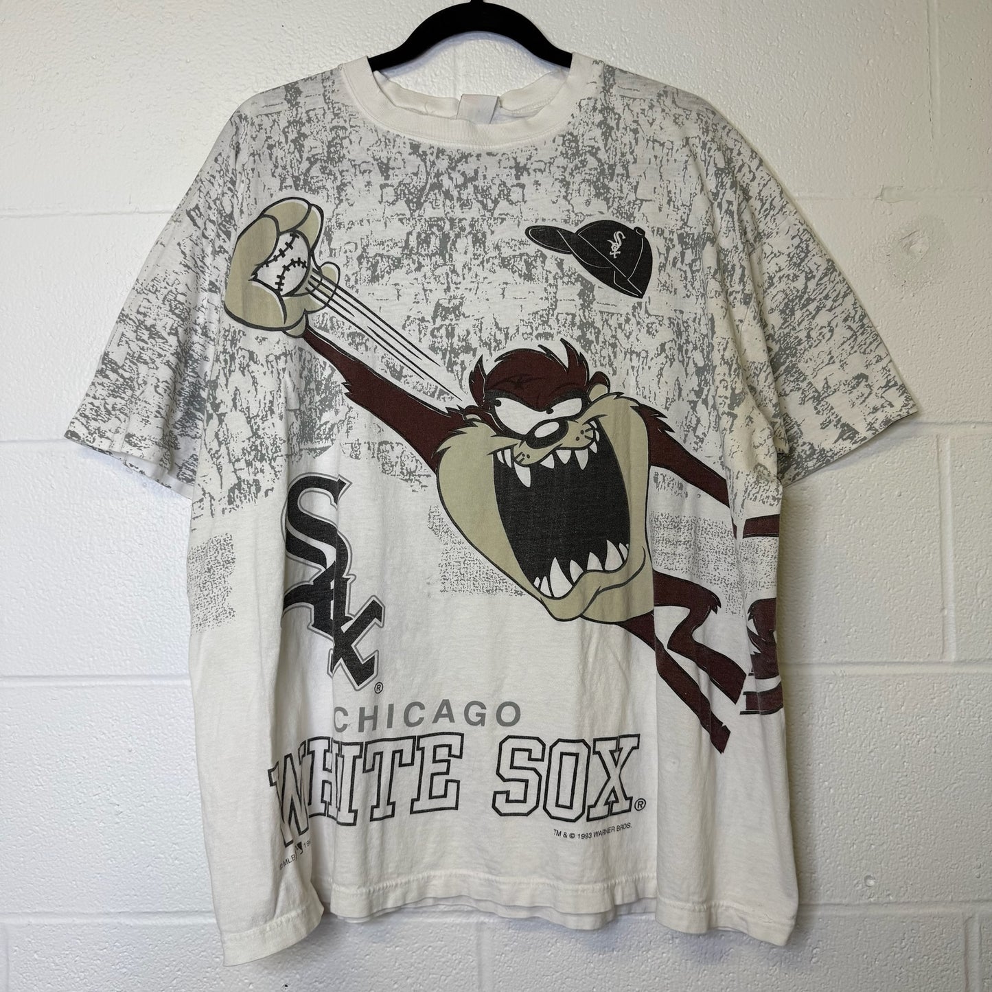 1993 Chicago White Sox Taz MLB T-shirt Sz XL (B1767)