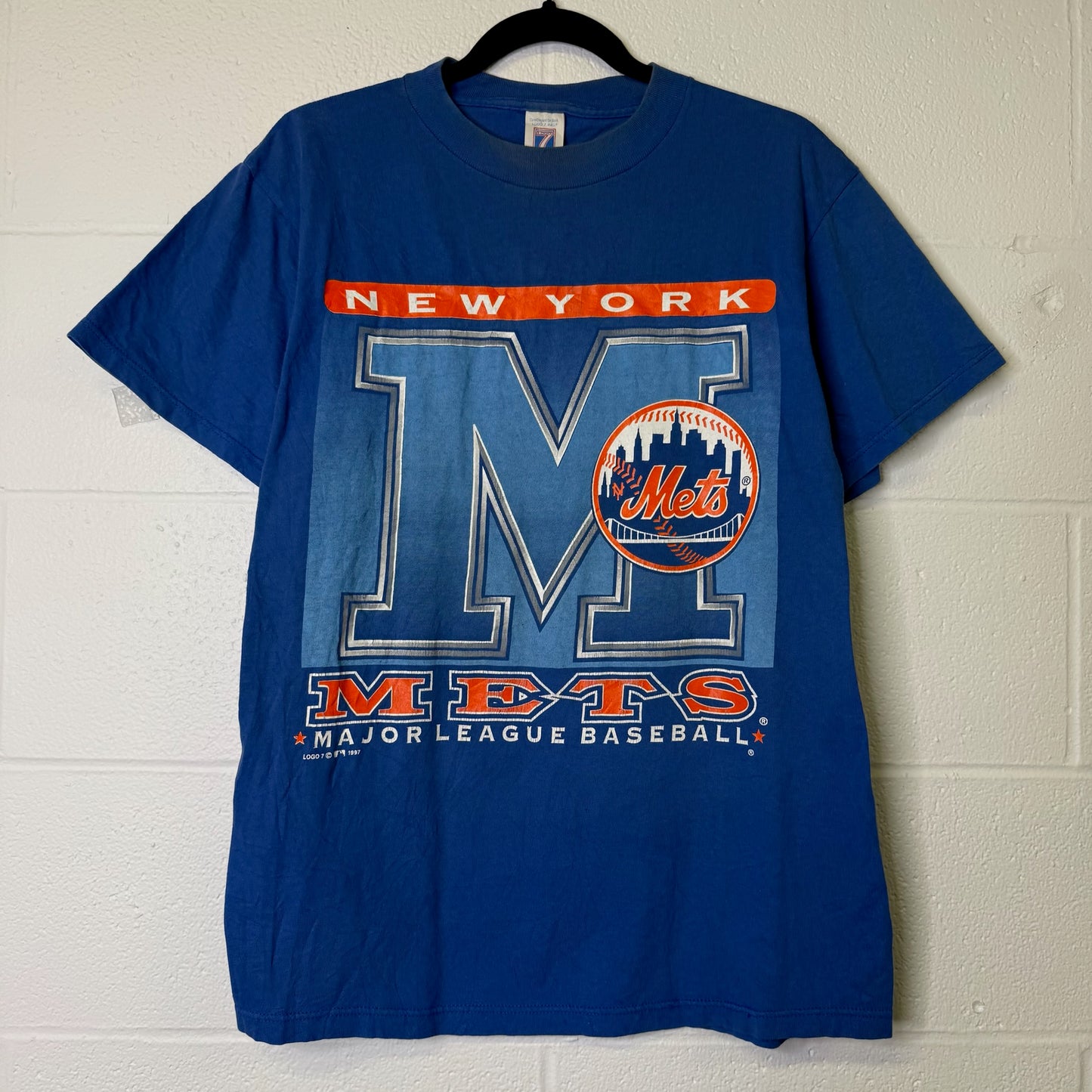 1997 New York Mets MLB T-shirt Sz M (B1665)