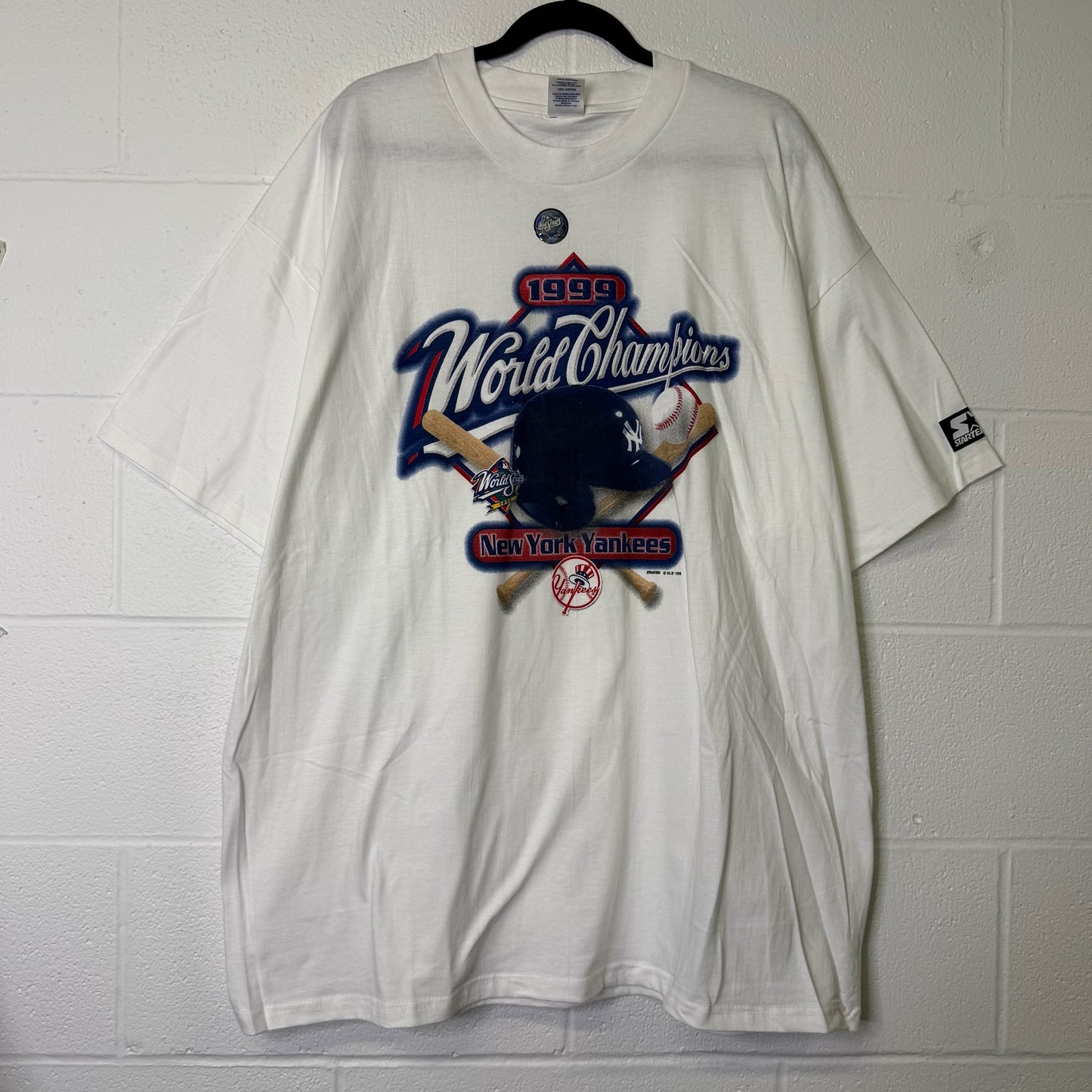 1999 New York Yankees MLB T-shirt Sz XL (B1613)