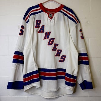 90s New York Rangers Hockey NHL Jersey Reebok Dale Byers Game Worn (B1980)